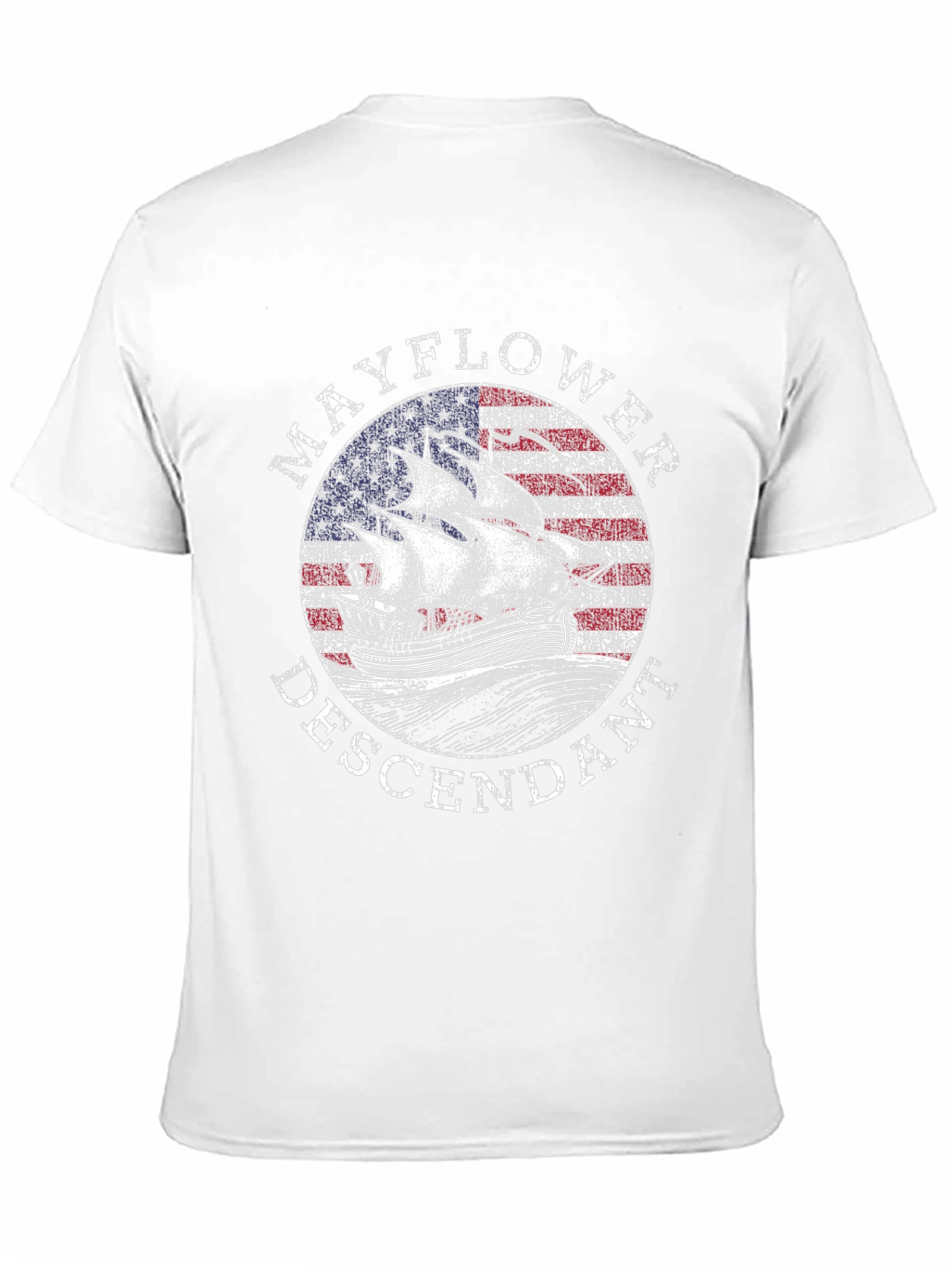 Mayflower Descendant Graphic T-Shirt