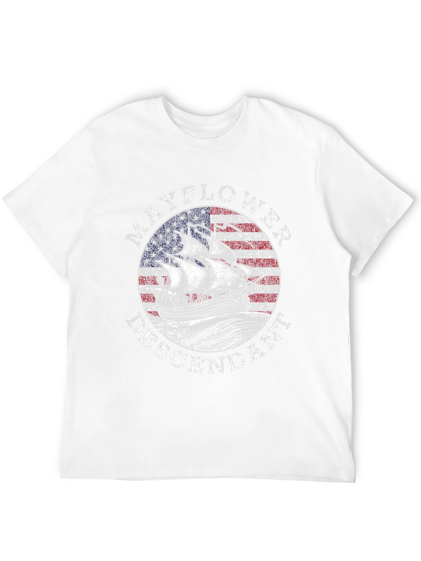 Mayflower Descendant Graphic T-Shirt