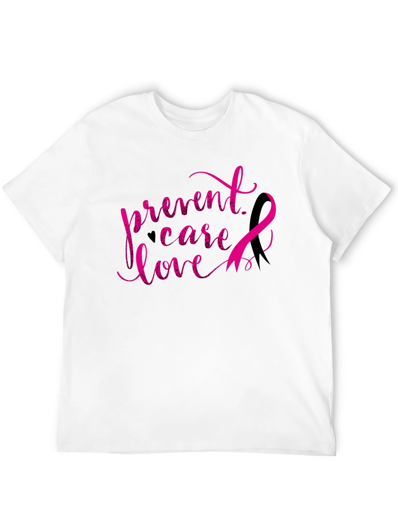 Breast Cancer Awareness T-Shirt - Prevent Care Love