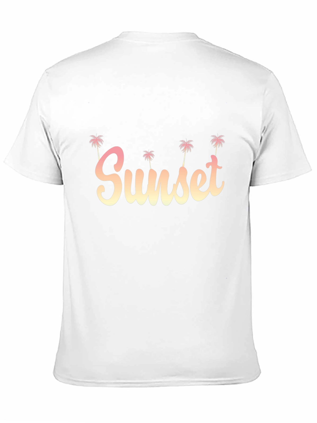Sunset Palm Tee - Relaxed Fit