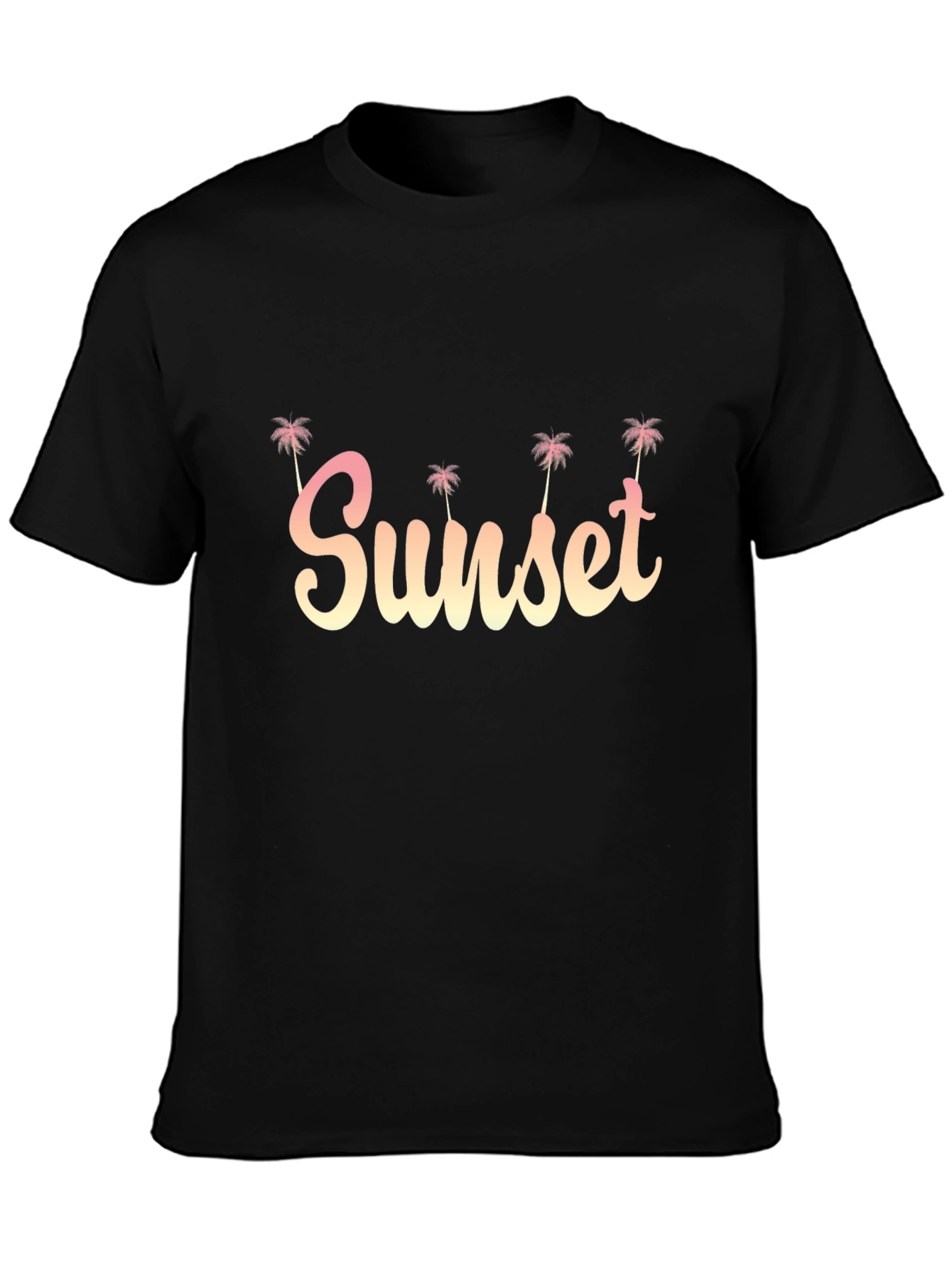 Sunset Palm Tee - Relaxed Fit