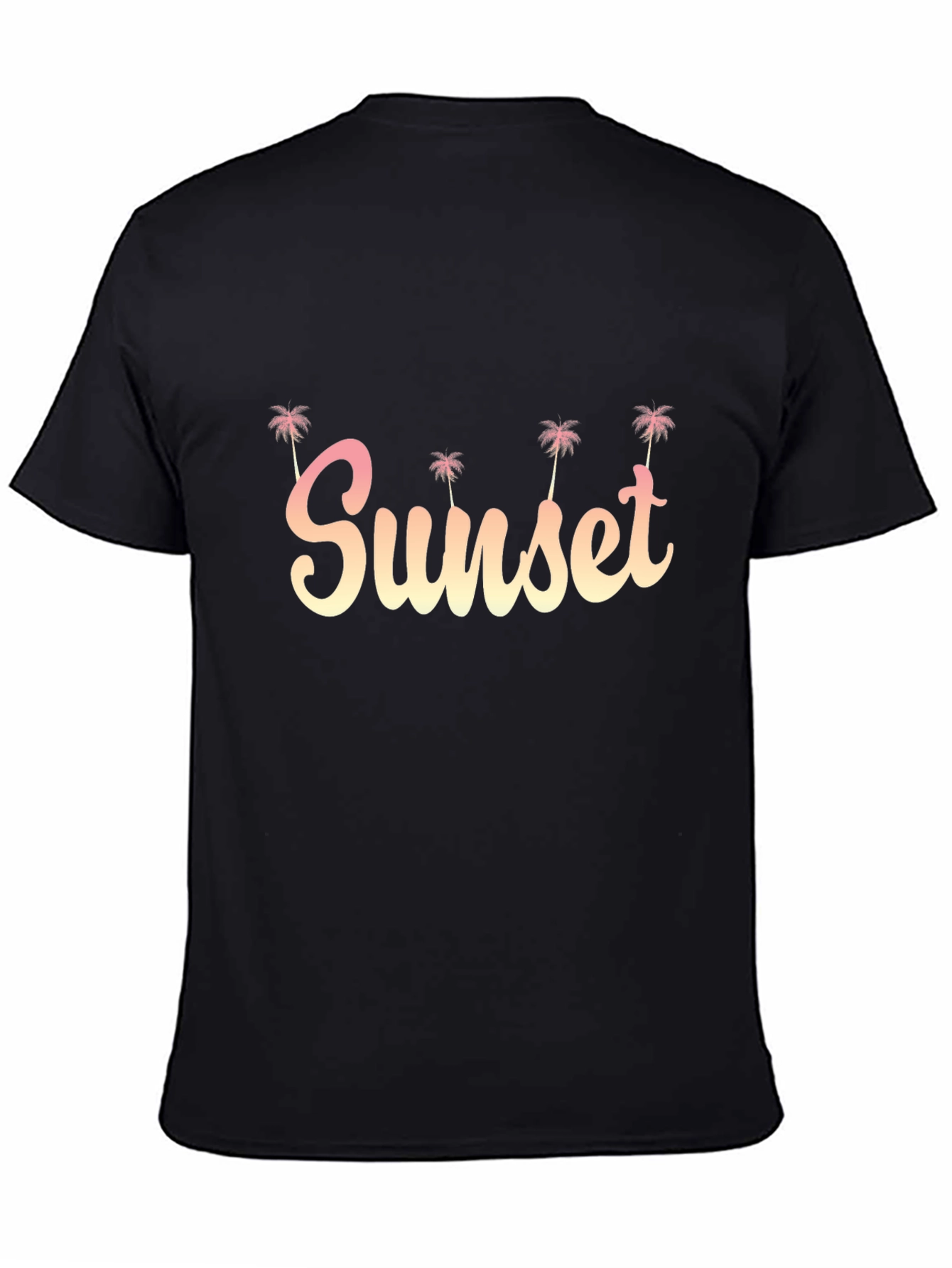 Sunset Palm Tee - Relaxed Fit