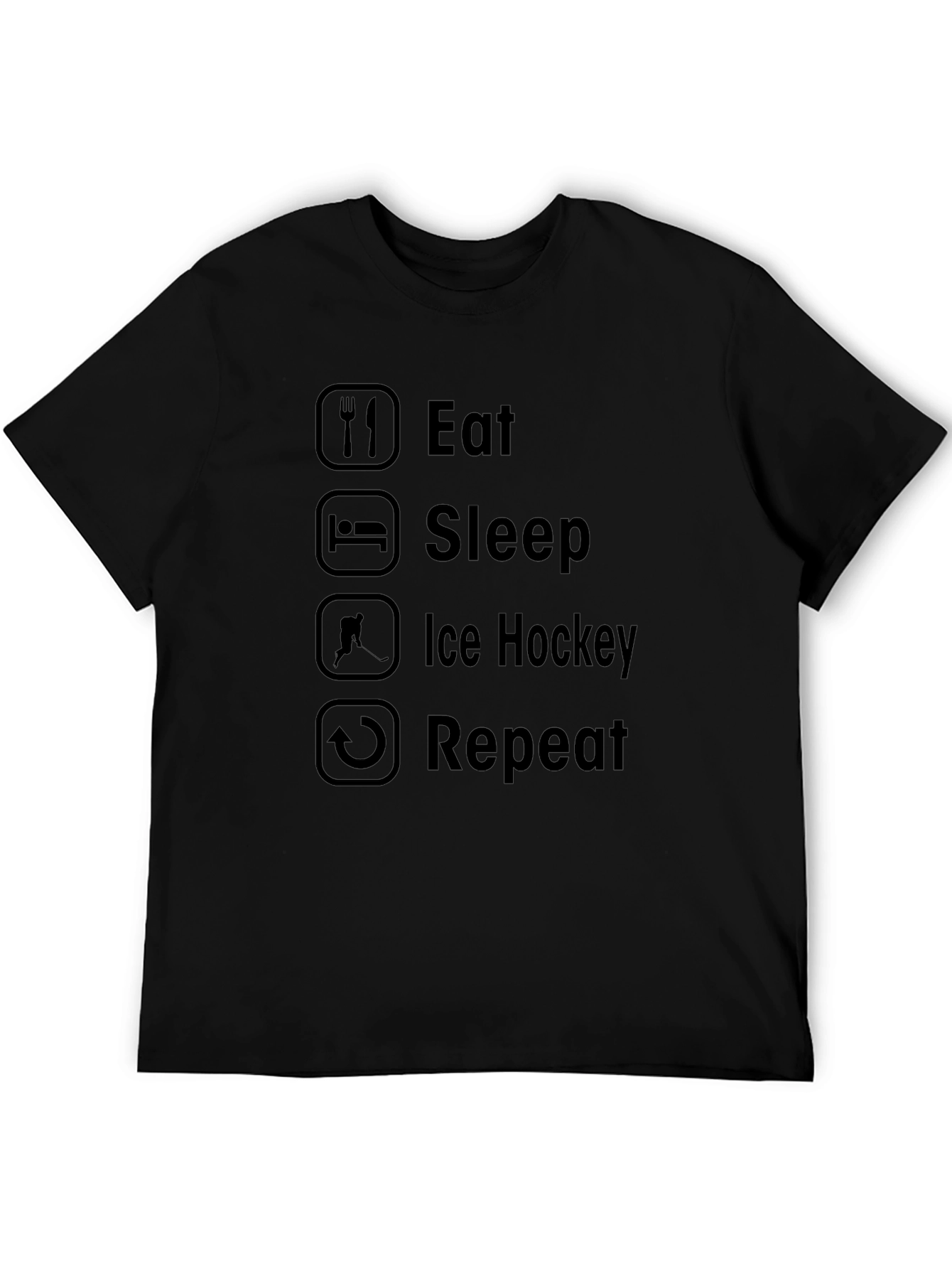 Eat Sleep Ice Hockey Repeat T-Shirt