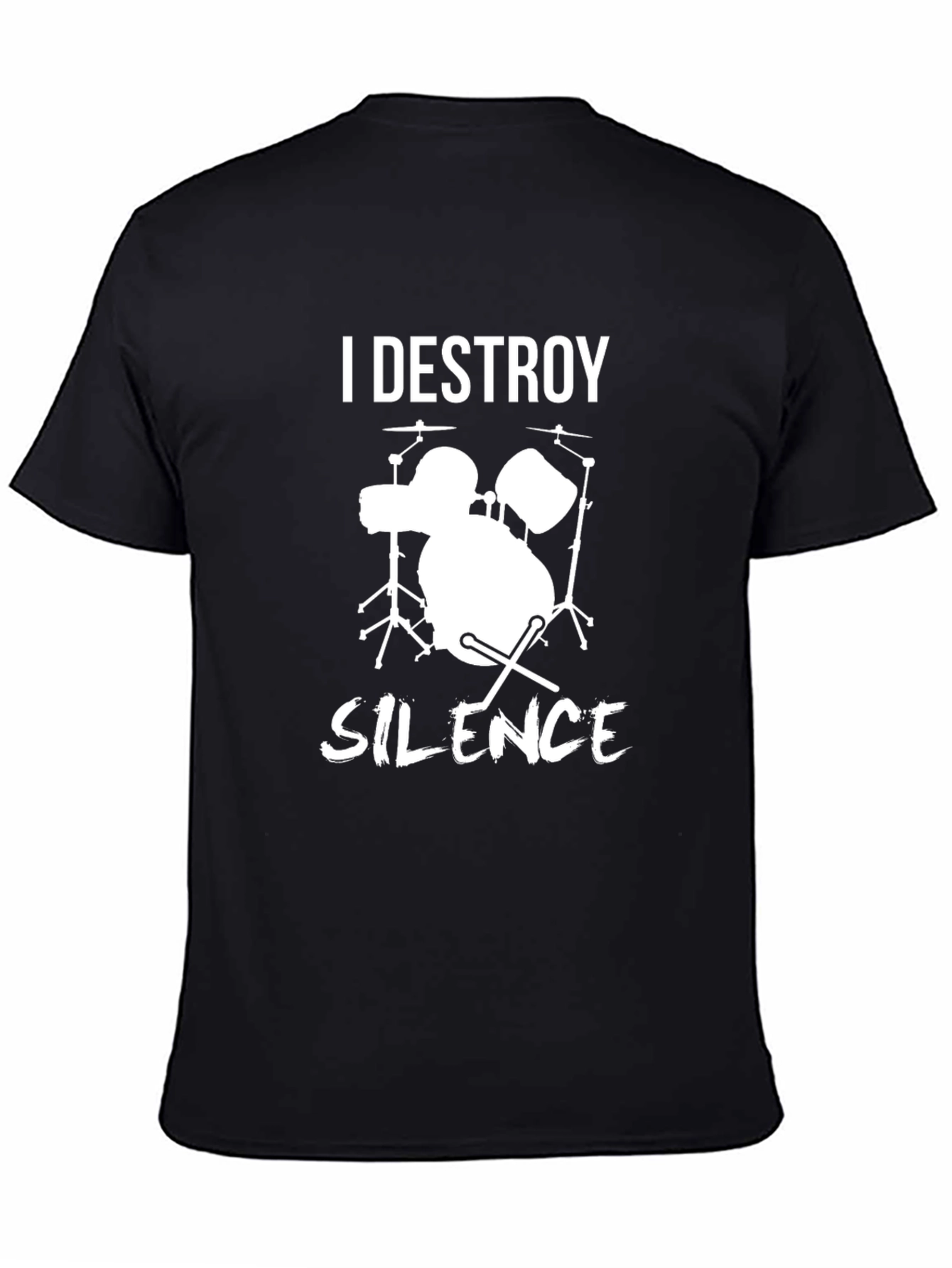 I Destroy Silence Drummer T-Shirt