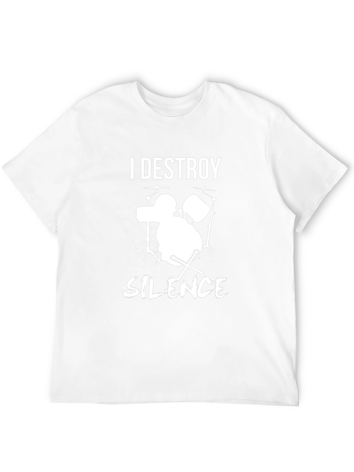 I Destroy Silence Drummer T-Shirt
