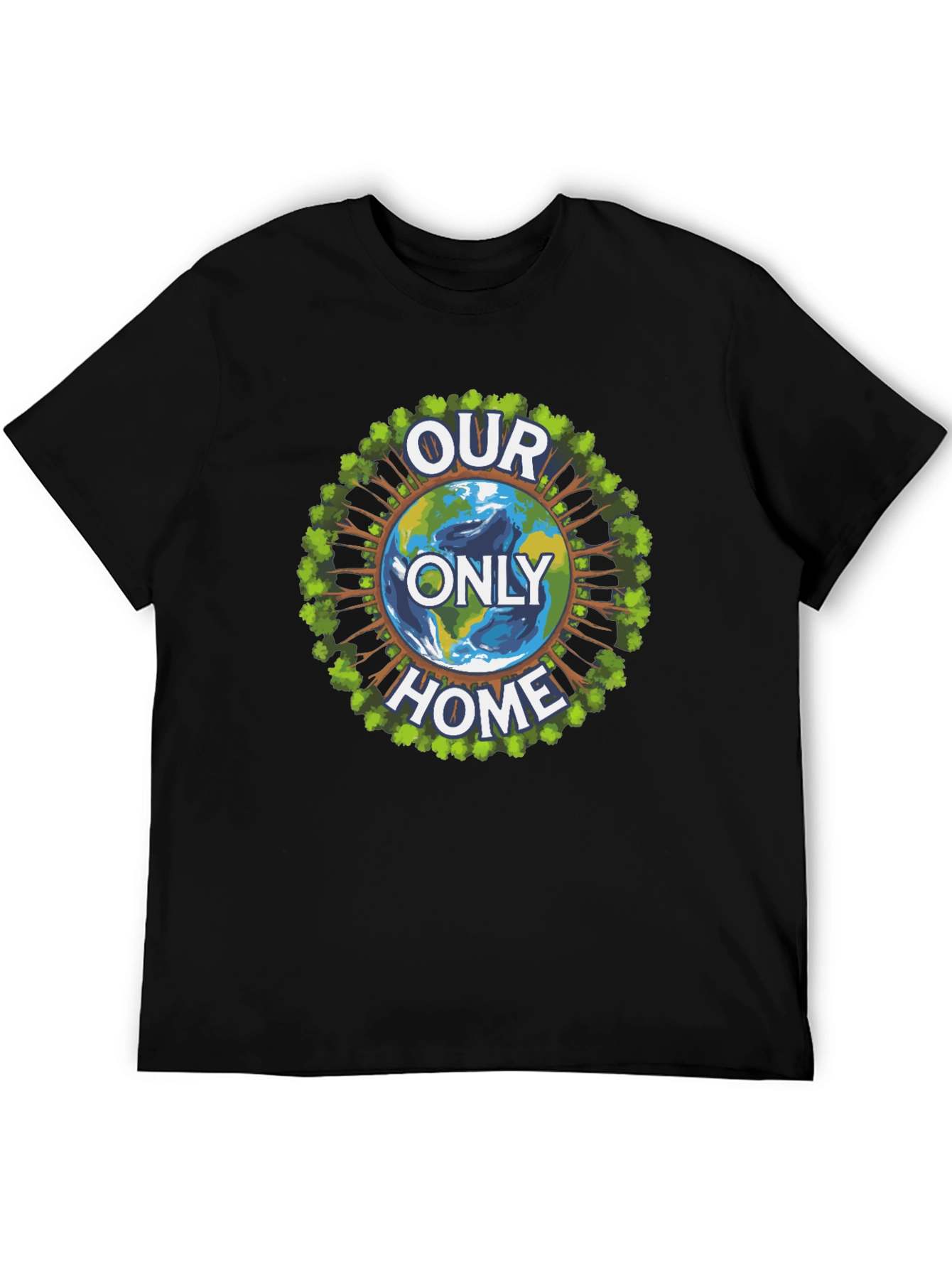 Eco-Friendly Our Only Home Graphic T-Shirt
