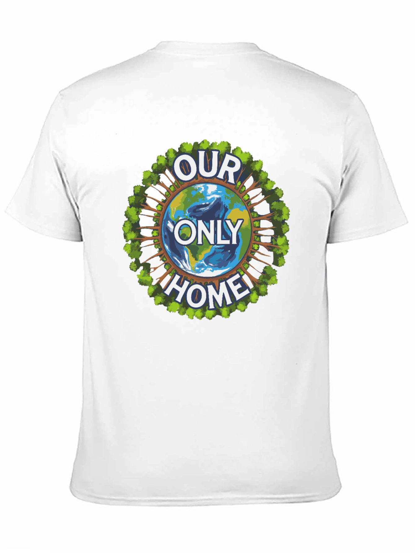 Eco-Friendly Our Only Home Graphic T-Shirt
