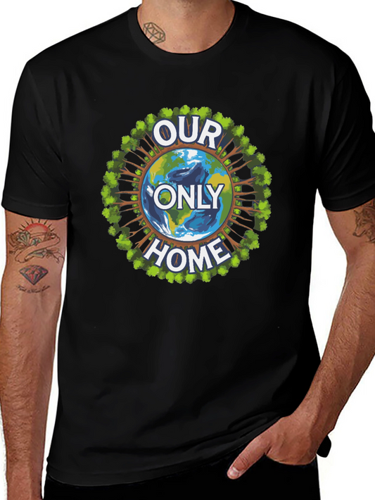 Eco-Friendly Our Only Home Graphic T-Shirt