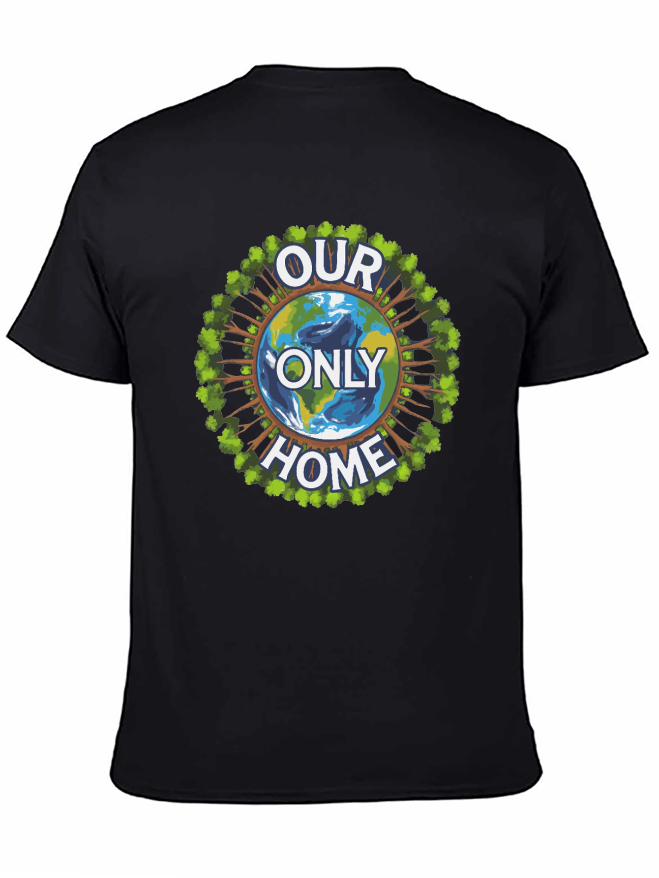 Eco-Friendly Our Only Home Graphic T-Shirt