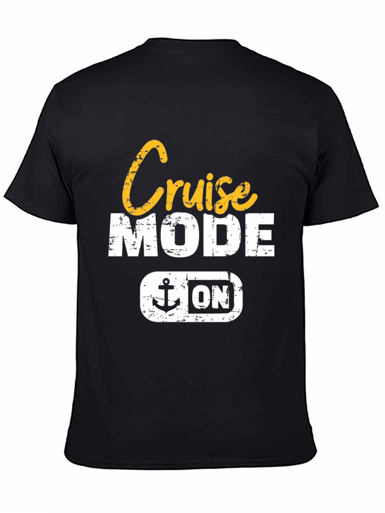 Cruise Mode On Black Graphic T-Shirt
