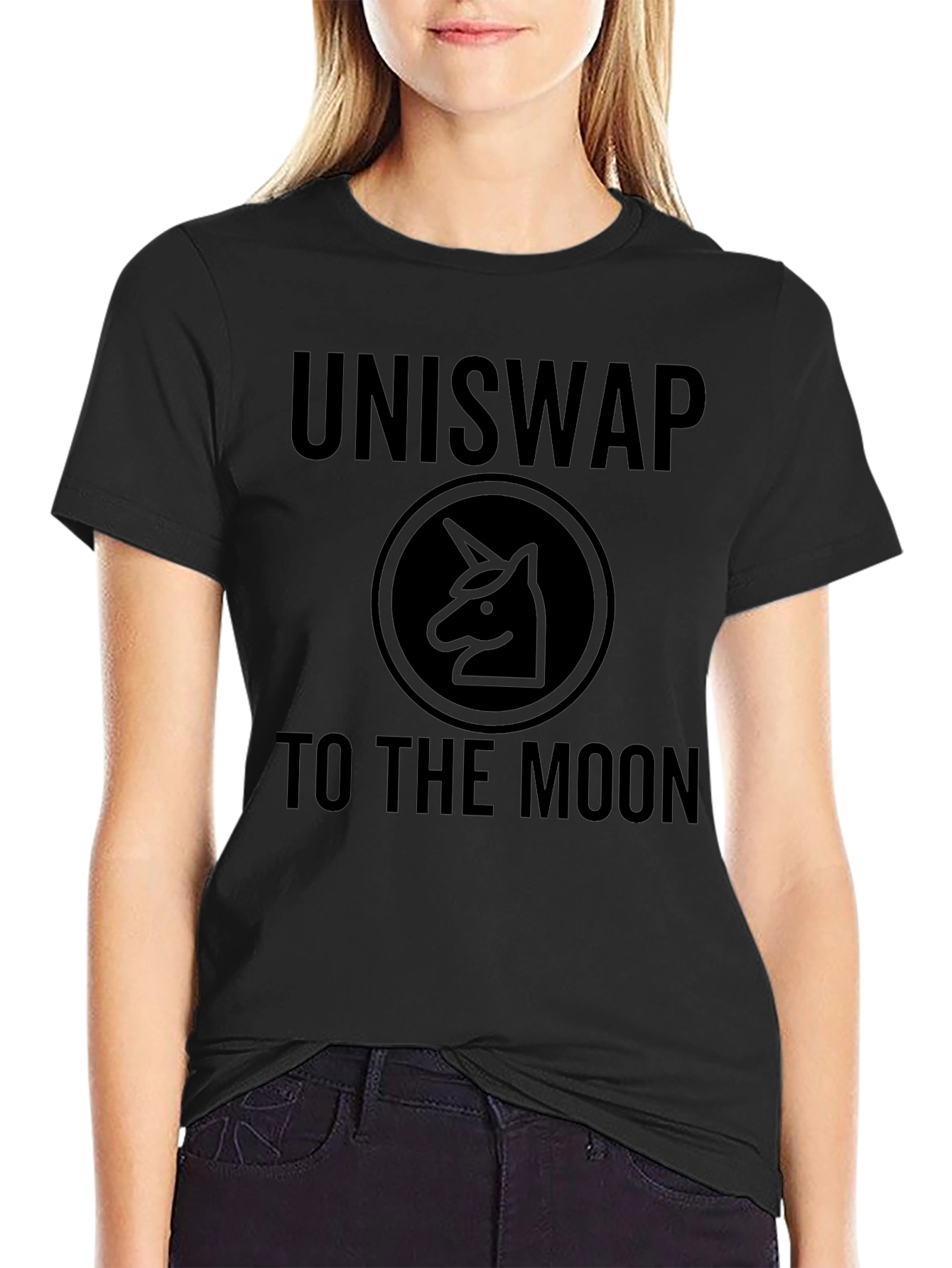 Uniswap Crypto T-Shirt - To The Moon!
