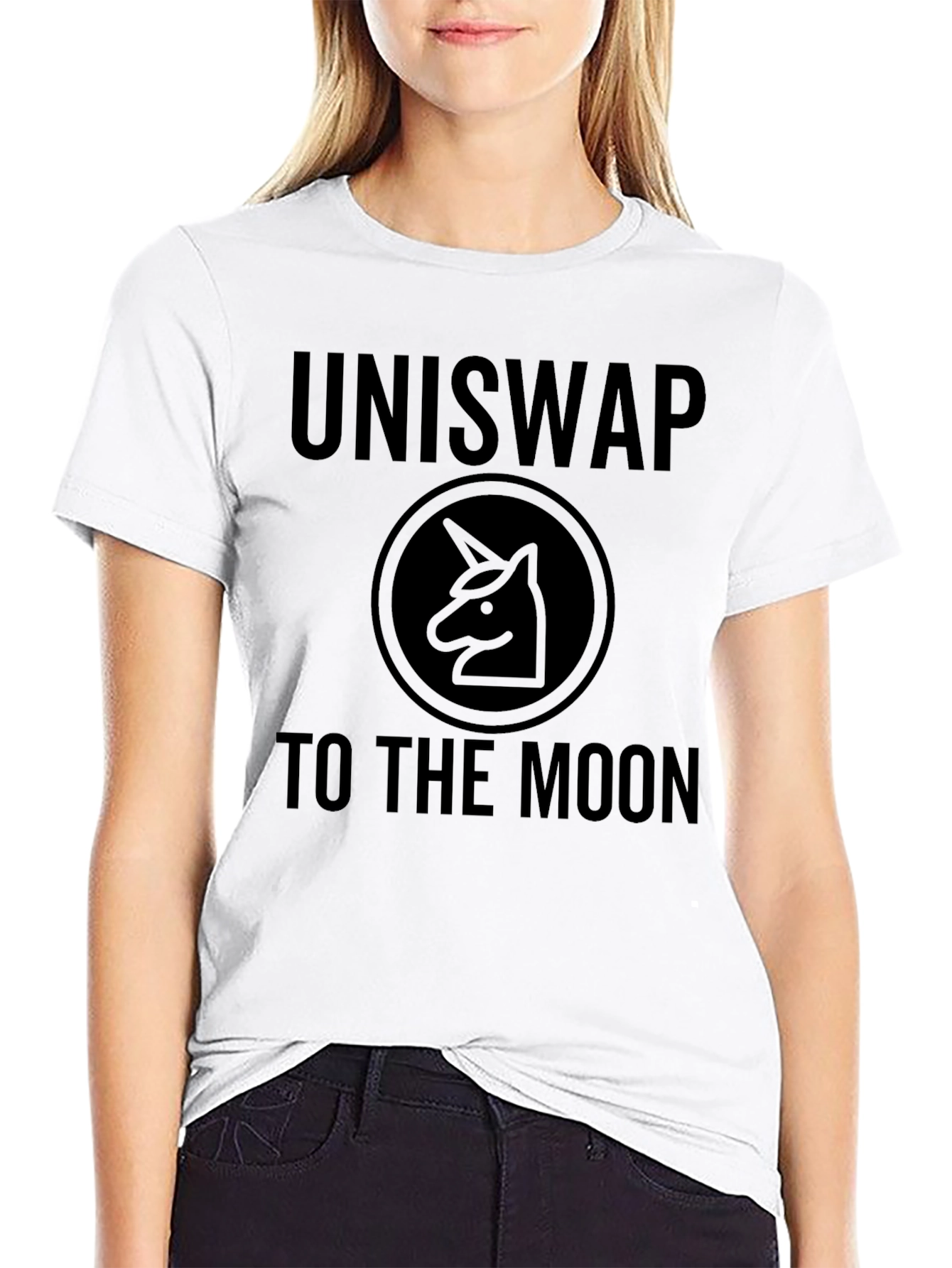 Uniswap Crypto T-Shirt - To The Moon!