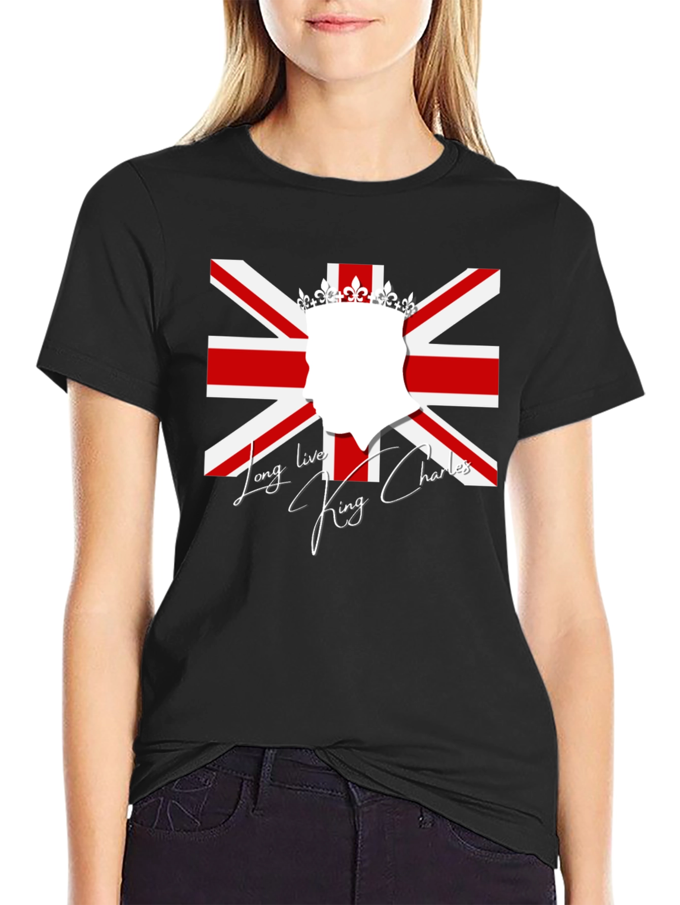 Long Live King Charles T-Shirt Union Jack