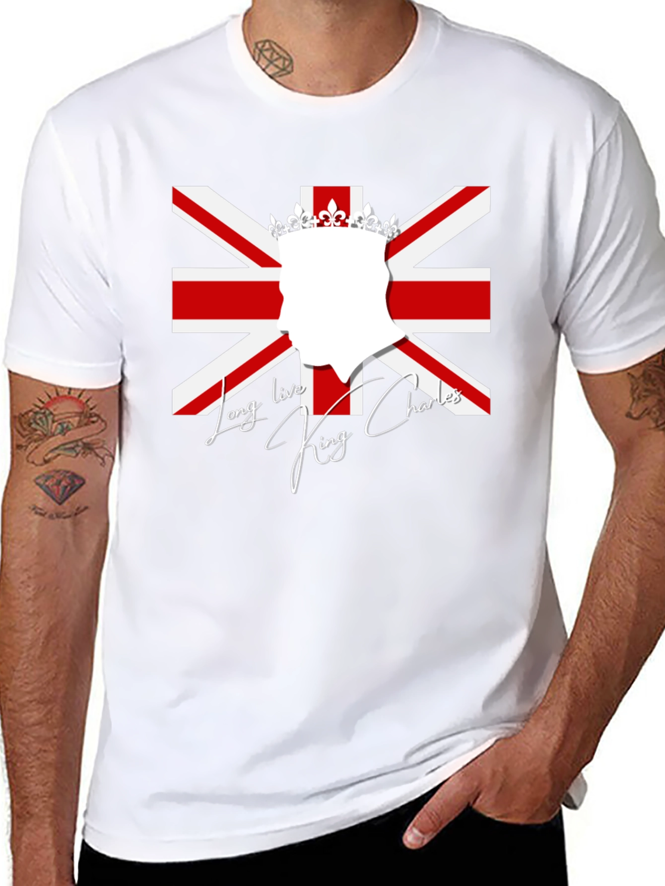 Long Live King Charles T-Shirt Union Jack
