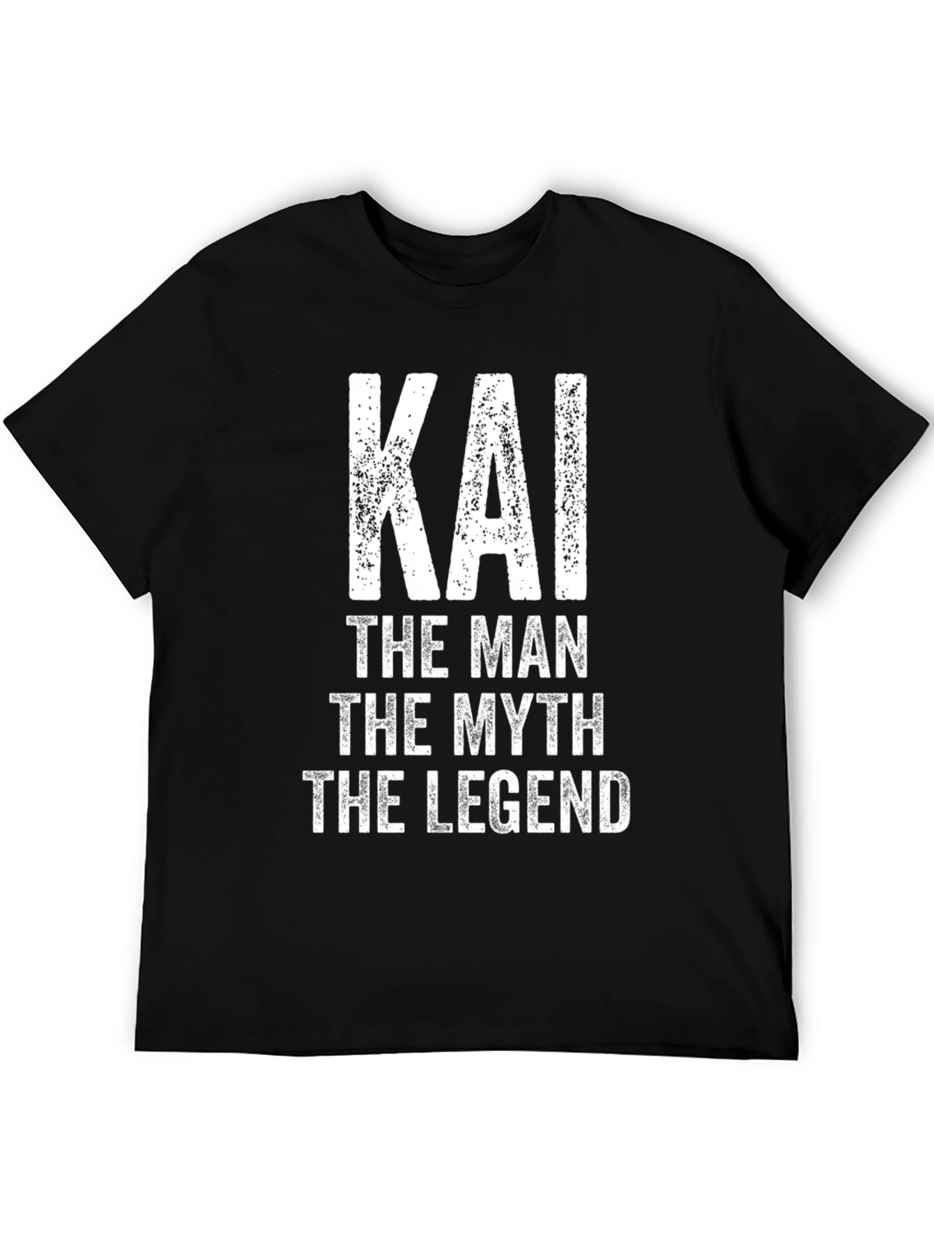 Kai The Man Myth Legend Black Graphic Tee