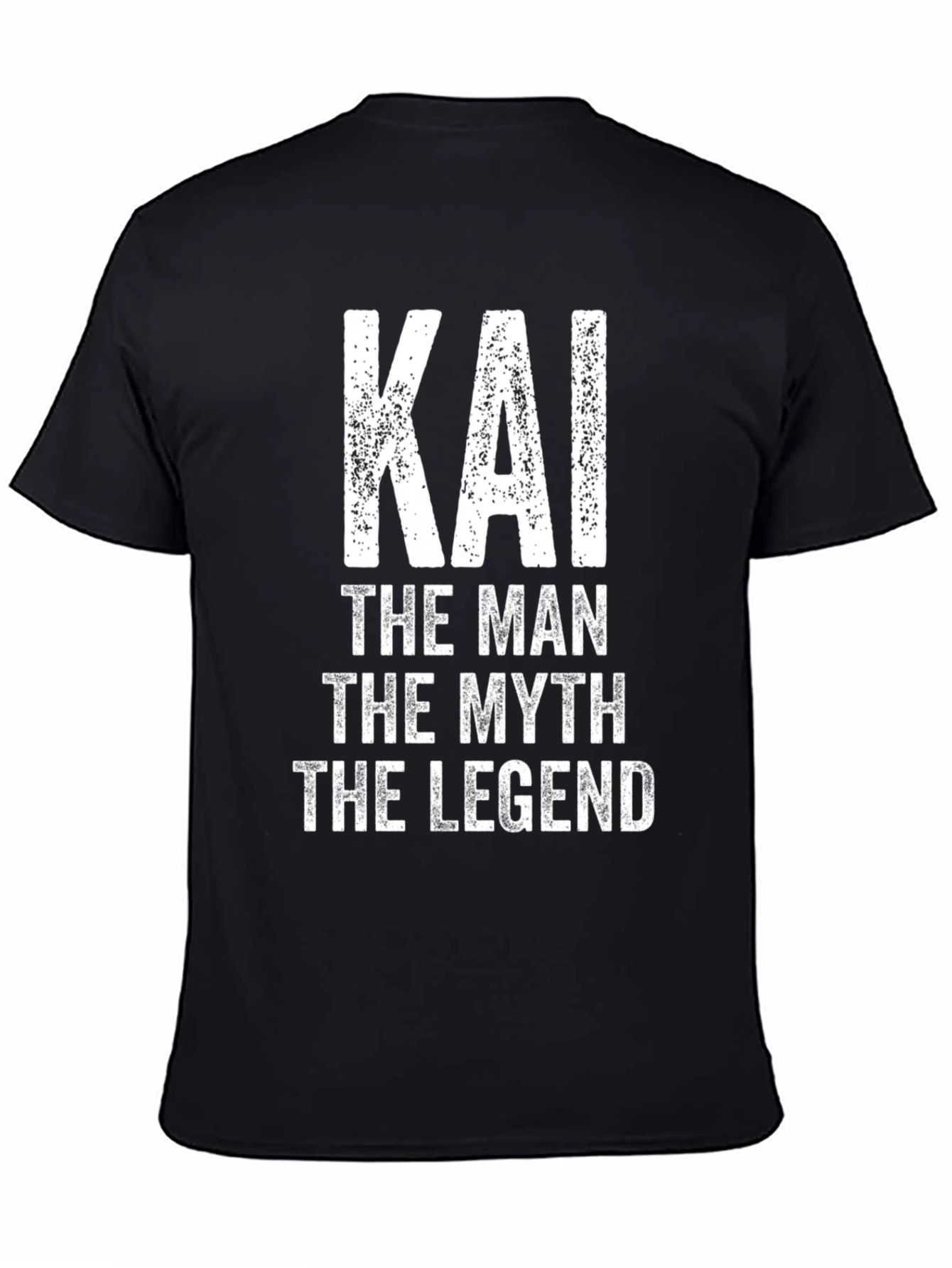 Kai The Man Myth Legend Black Graphic Tee