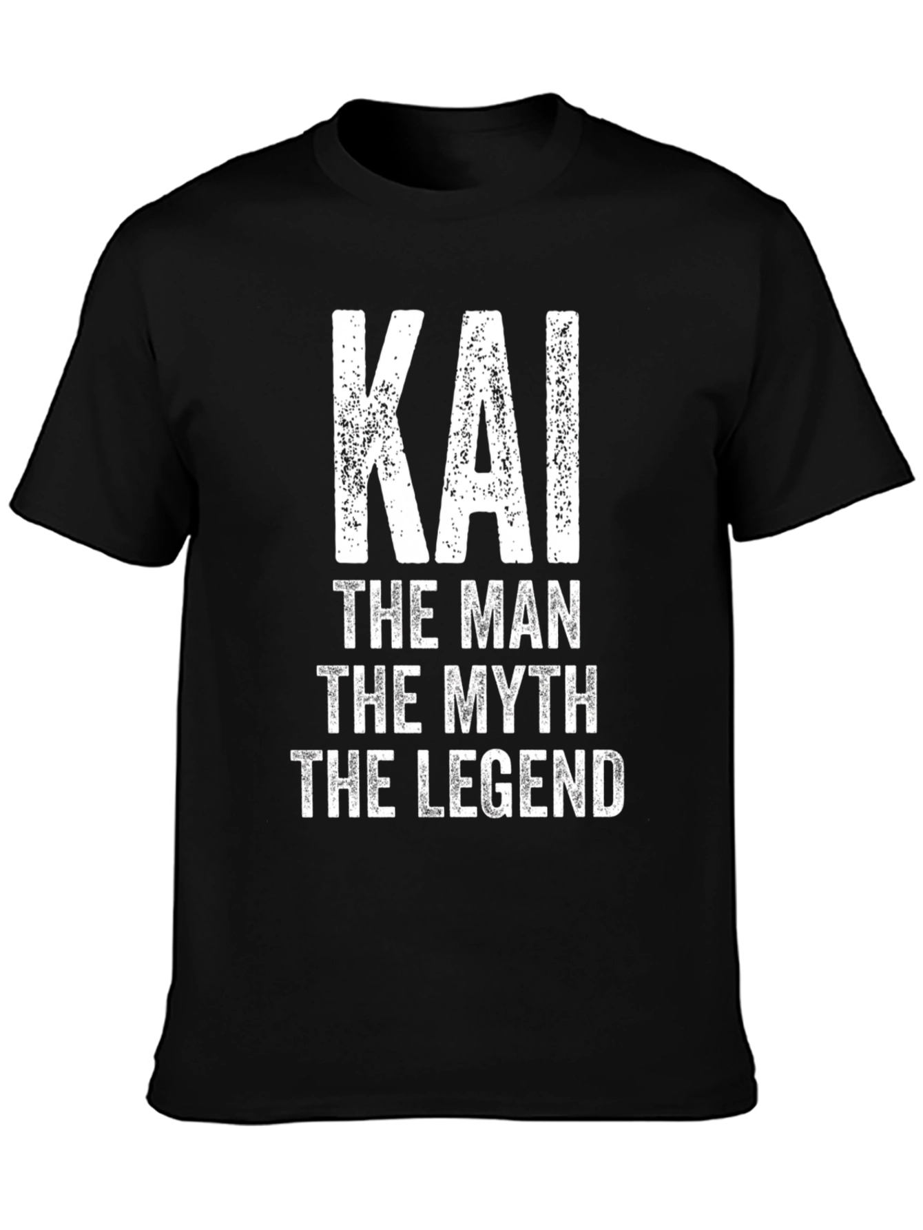 Kai The Man Myth Legend Black Graphic Tee