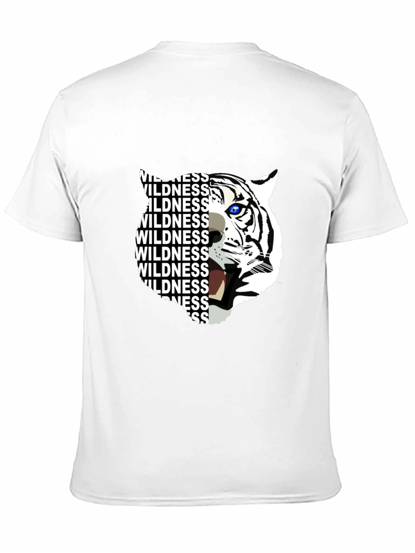 Wildness Tiger Graphic Print T-Shirt