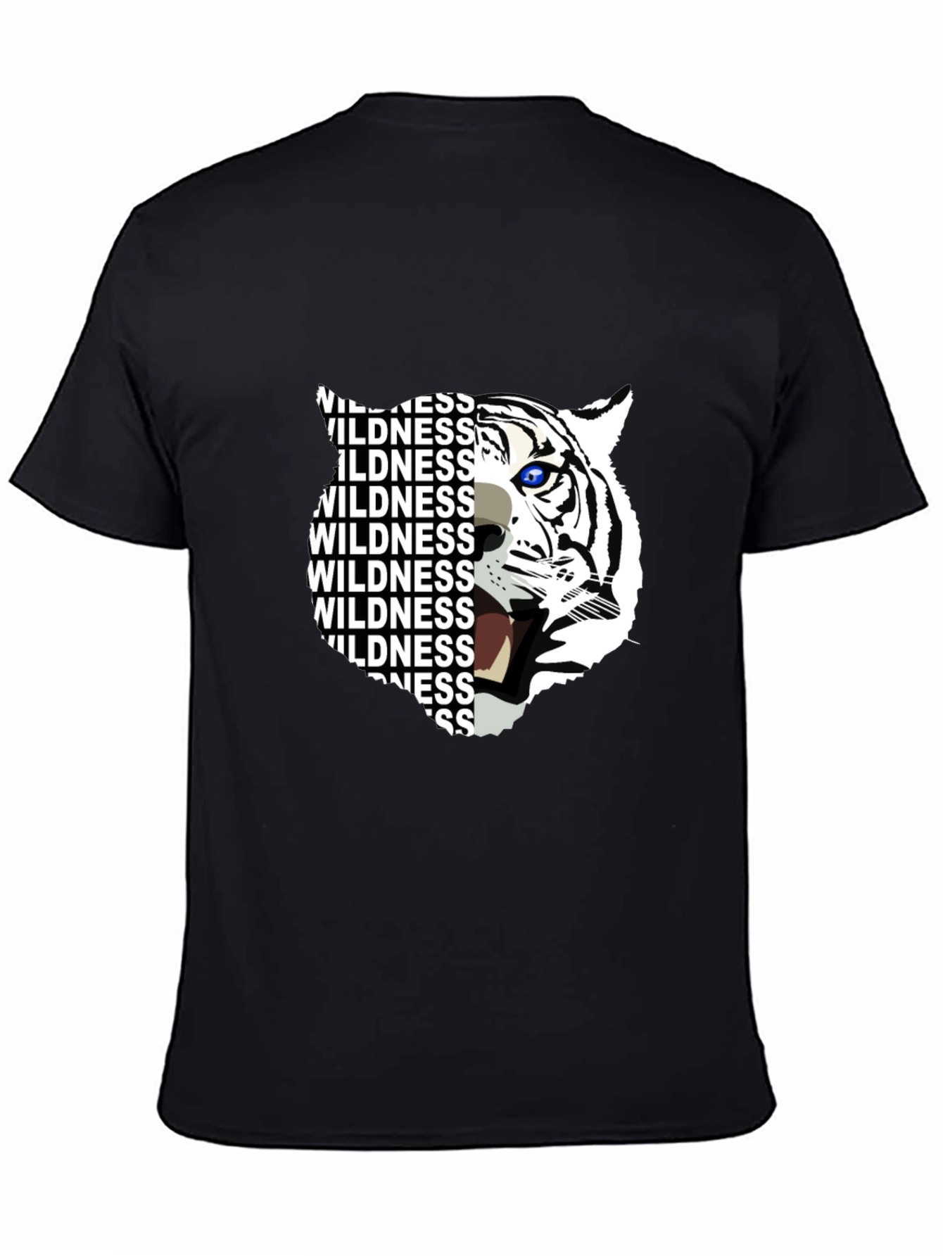 Wildness Tiger Graphic Print T-Shirt