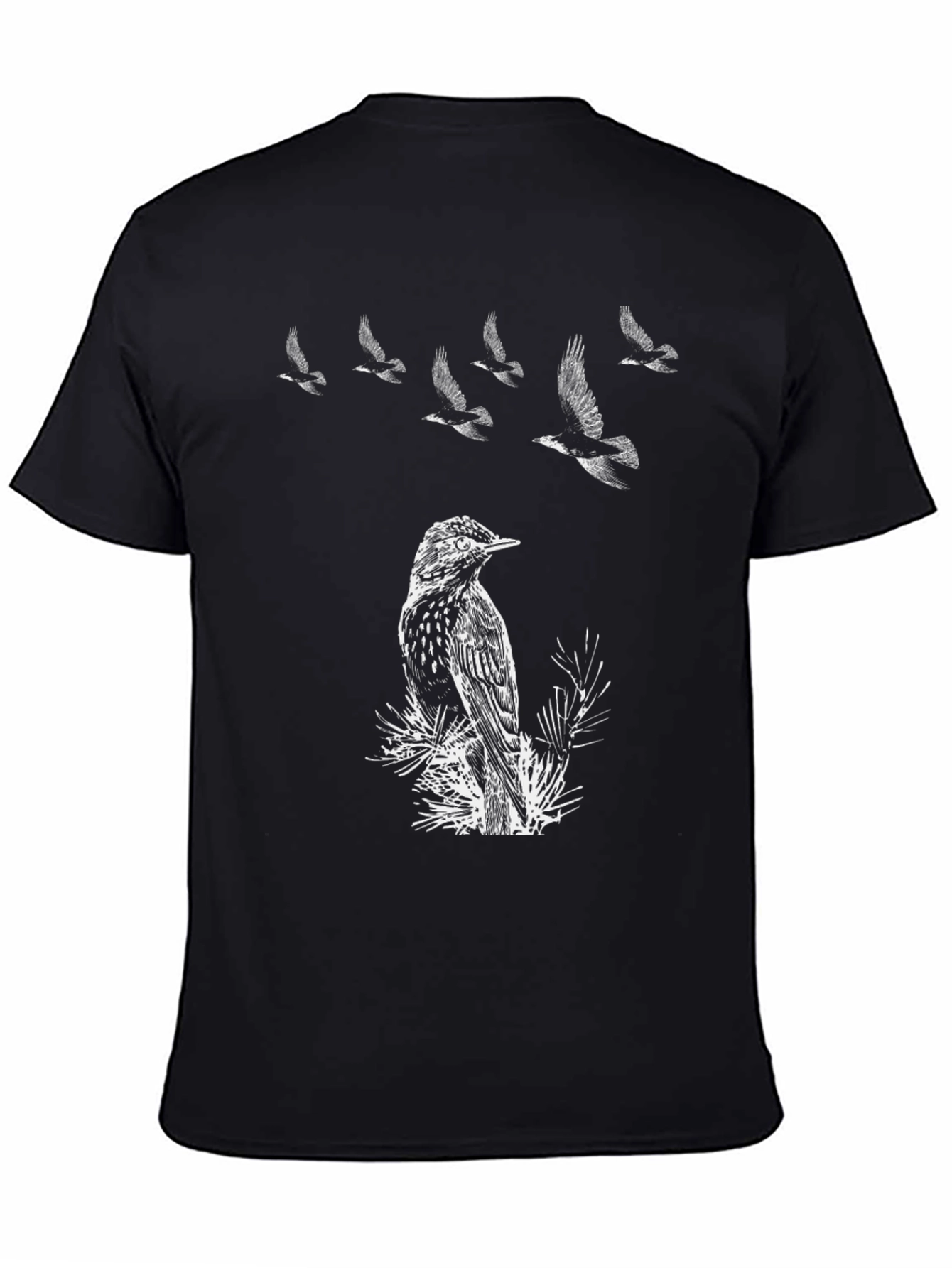 Bird Graphic T-Shirt - Nature Inspired Tee