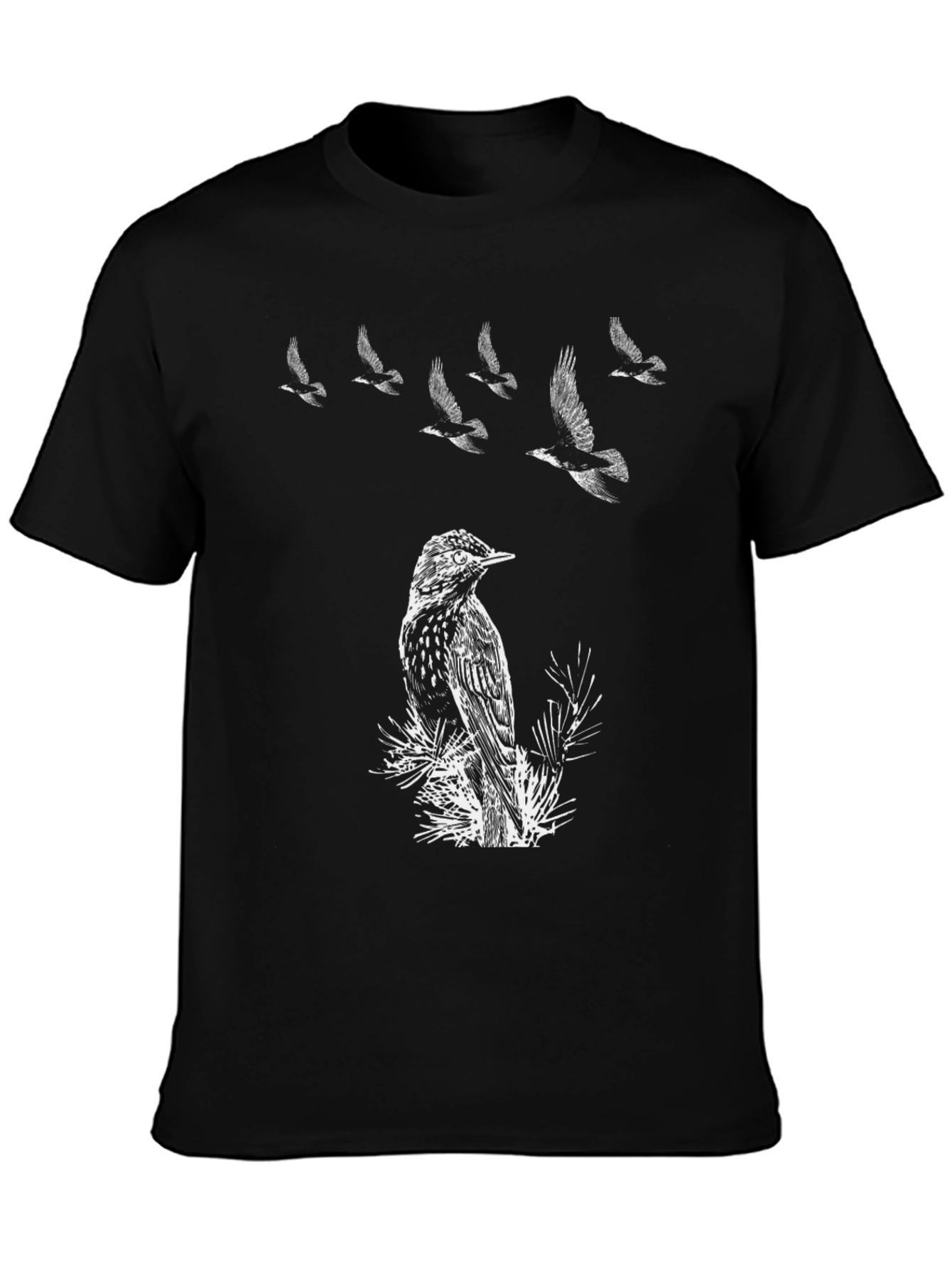 Bird Graphic T-Shirt - Nature Inspired Tee