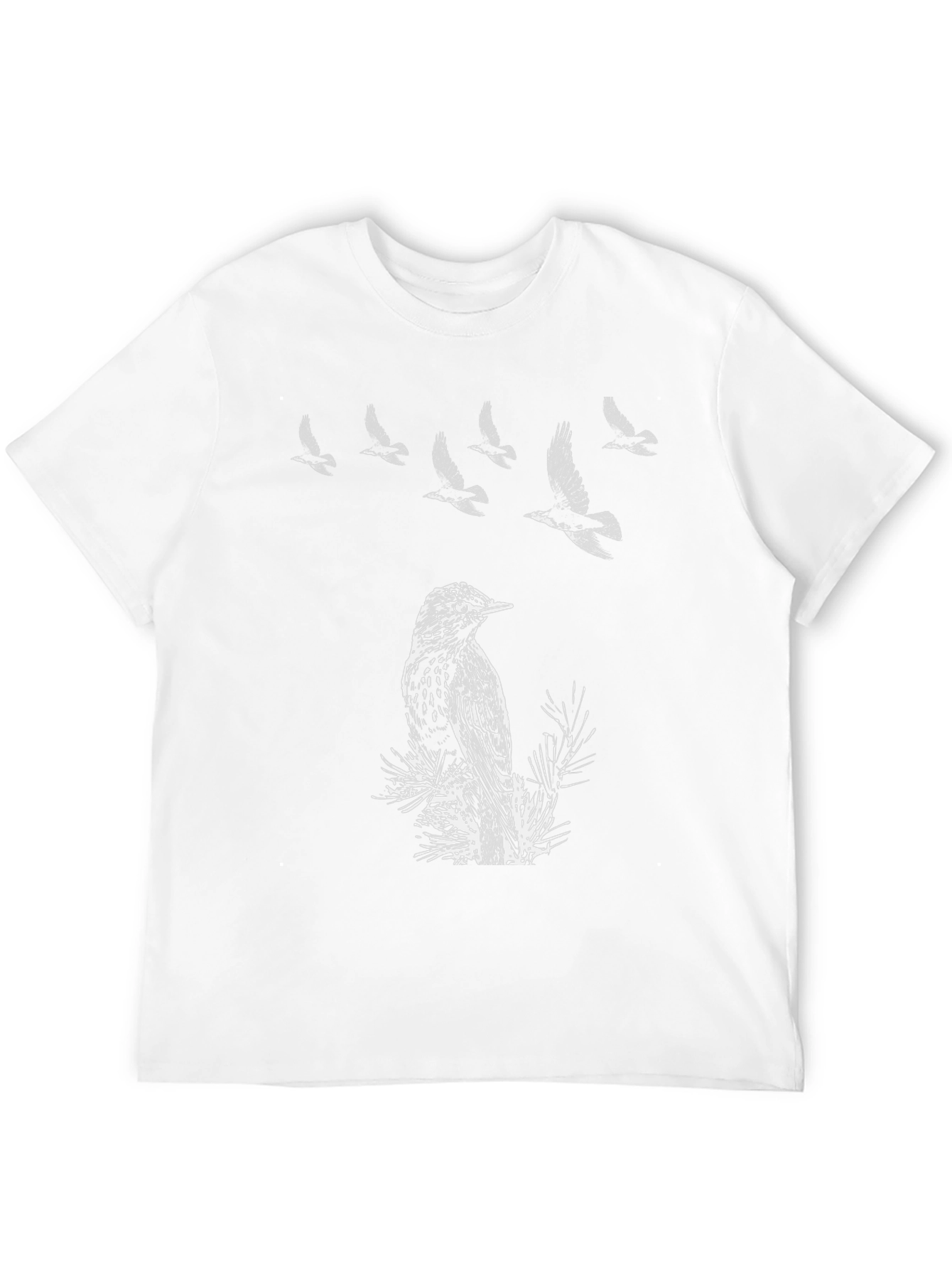 Bird Graphic T-Shirt - Nature Inspired Tee