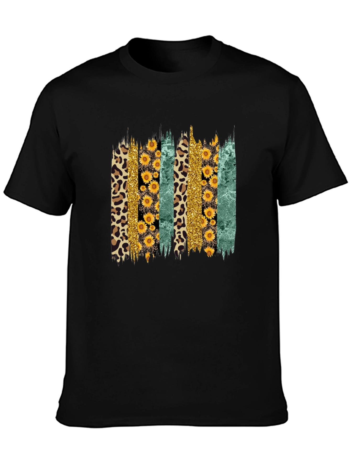 Sunflower Leopard Print Graphic Tee