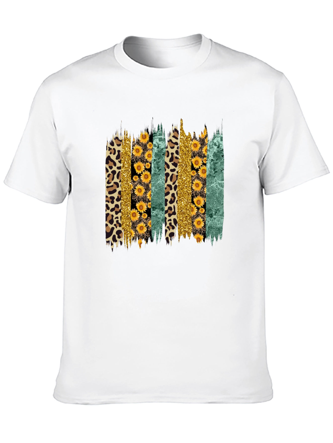 Sunflower Leopard Print Graphic Tee