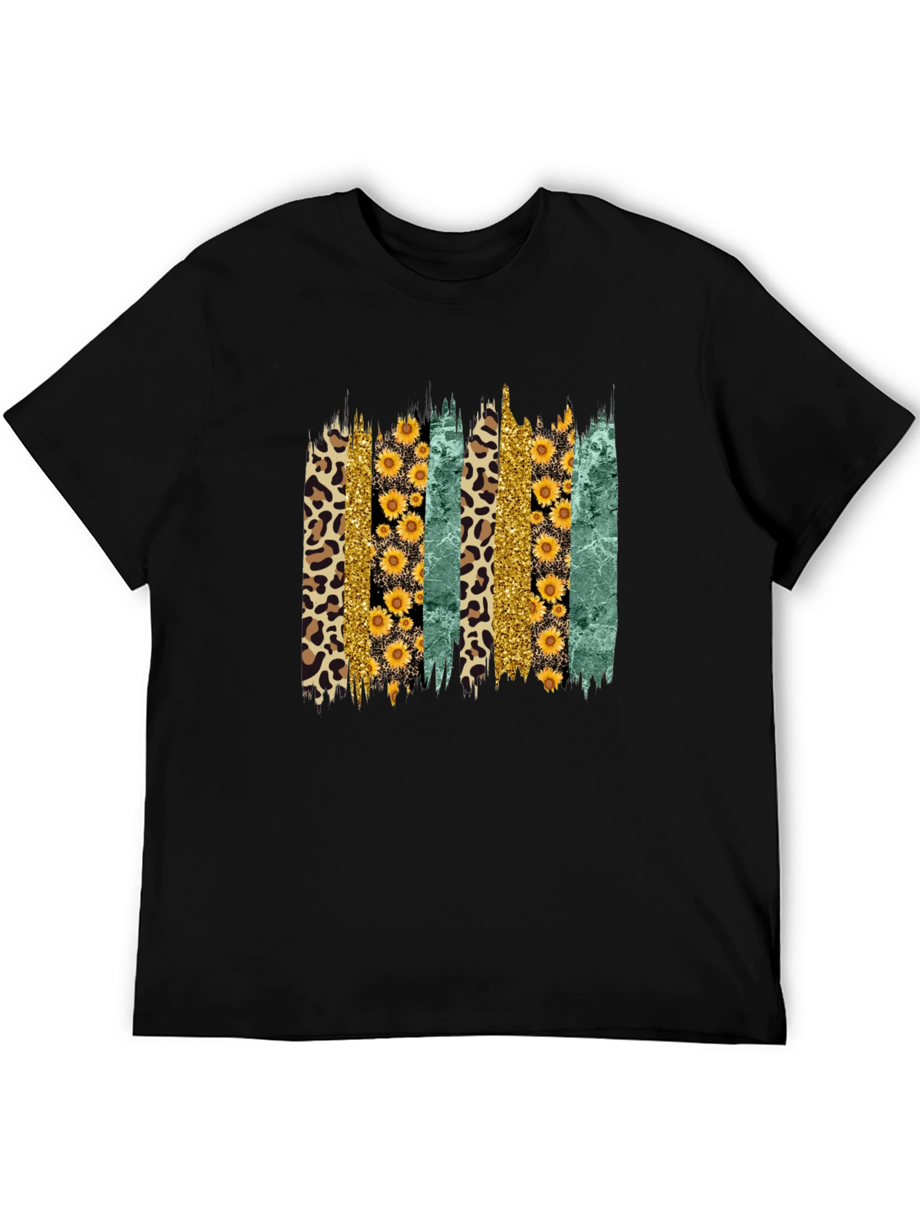 Sunflower Leopard Print Graphic Tee