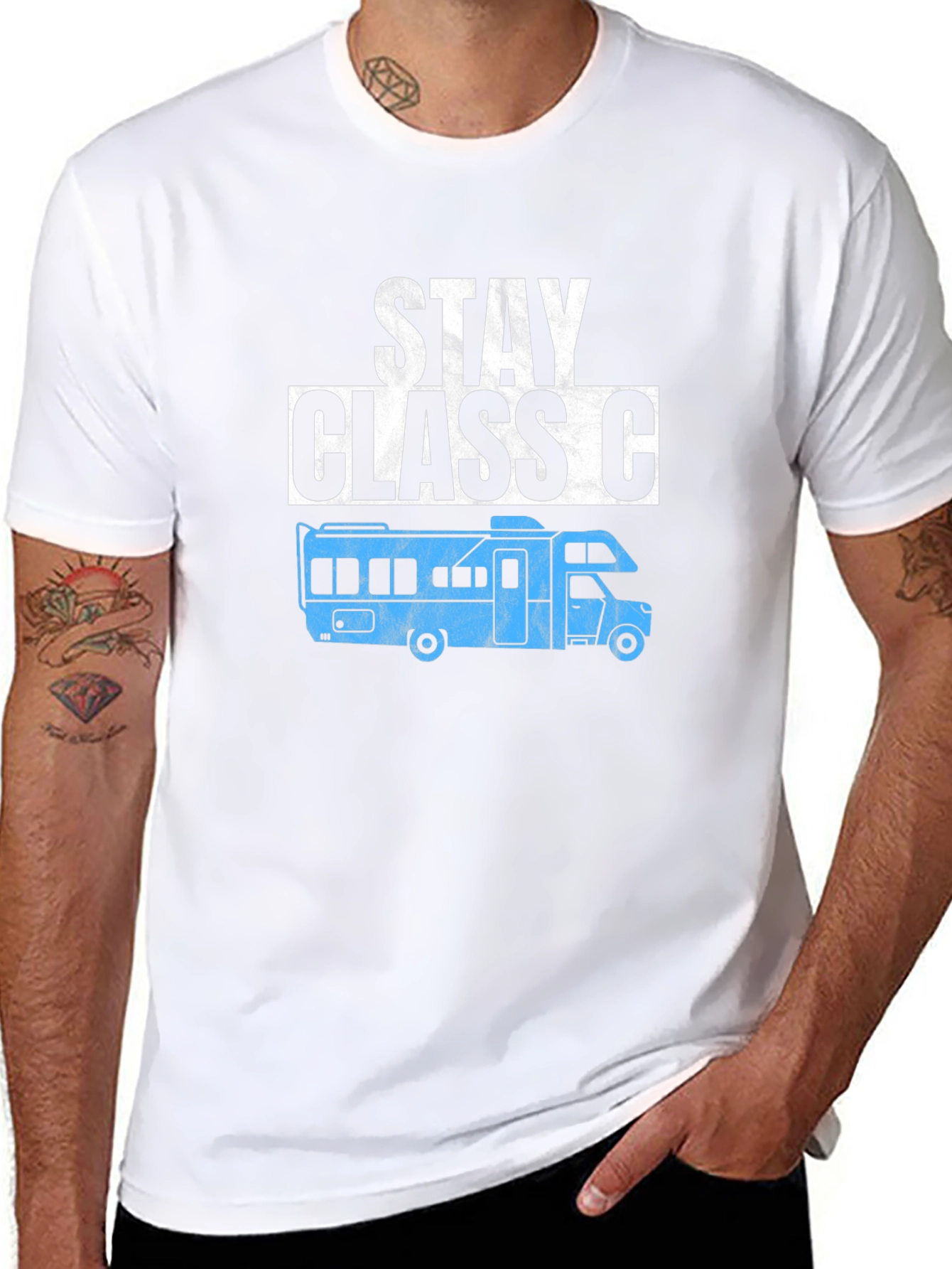 Stay Class C RV T-Shirt - Black Cotton Tee