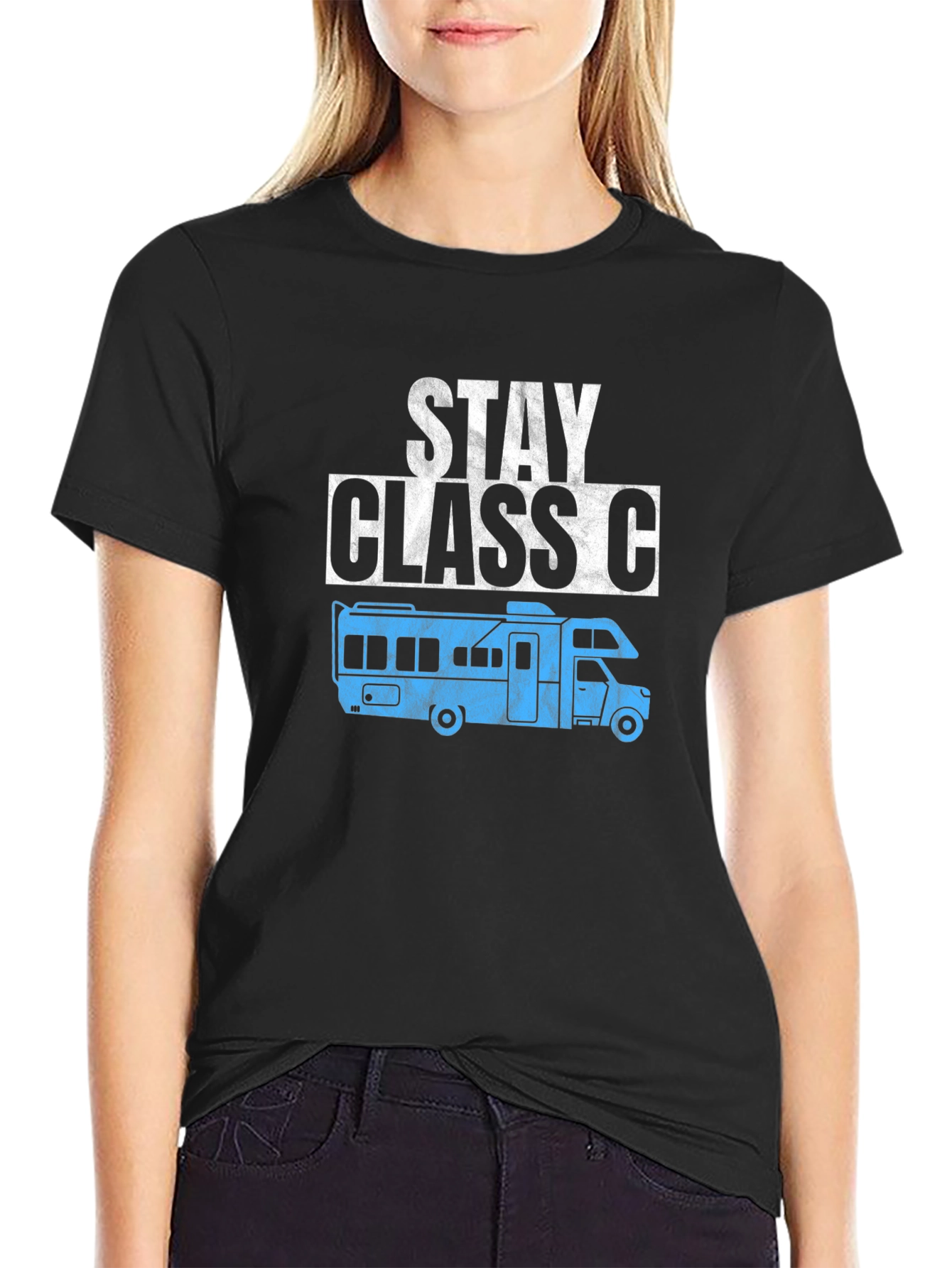 Stay Class C RV T-Shirt - Black Cotton Tee