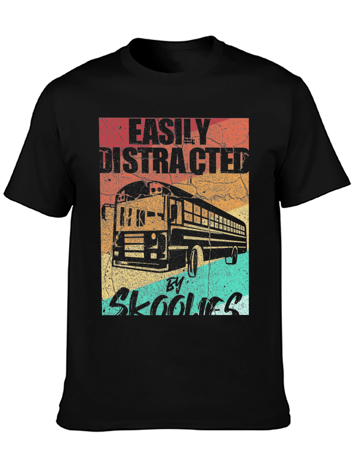 Easily Distracted By Skoolies T-Shirt