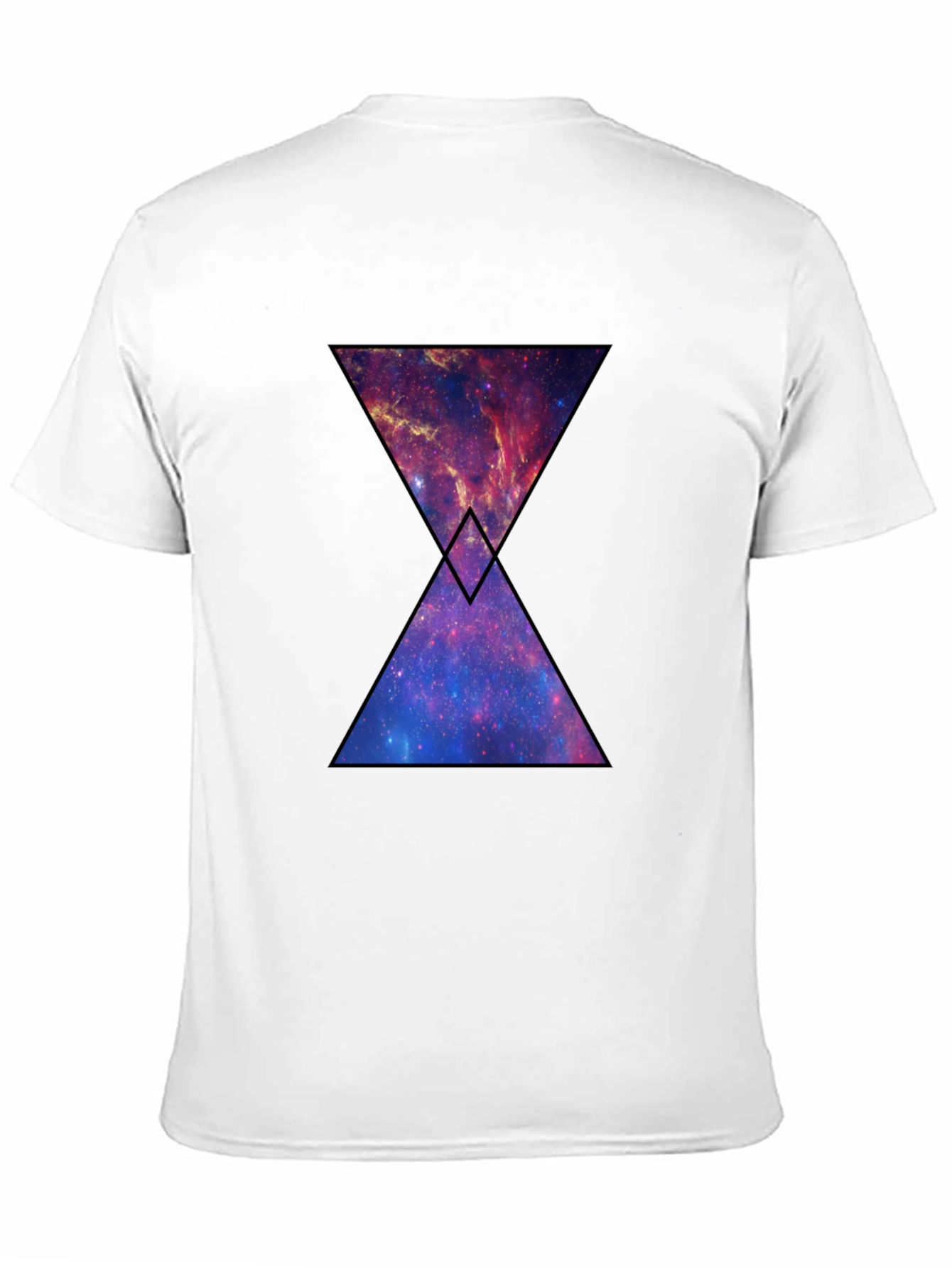 Galaxy Hourglass Graphic T-Shirt - Black