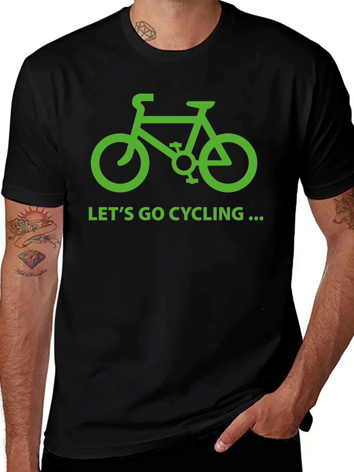Lets Go Cycling Graphic Tee