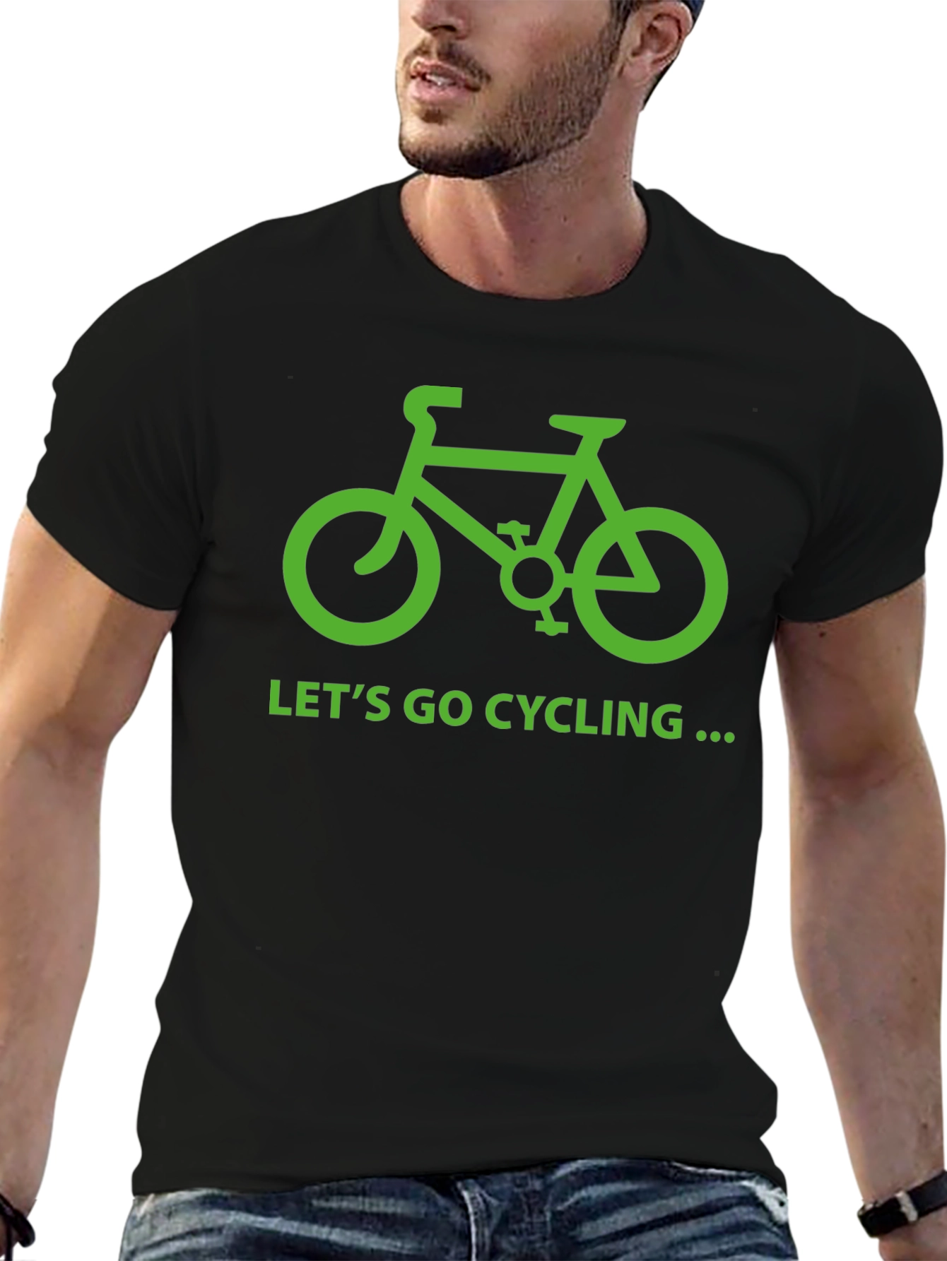 Lets Go Cycling Graphic Tee