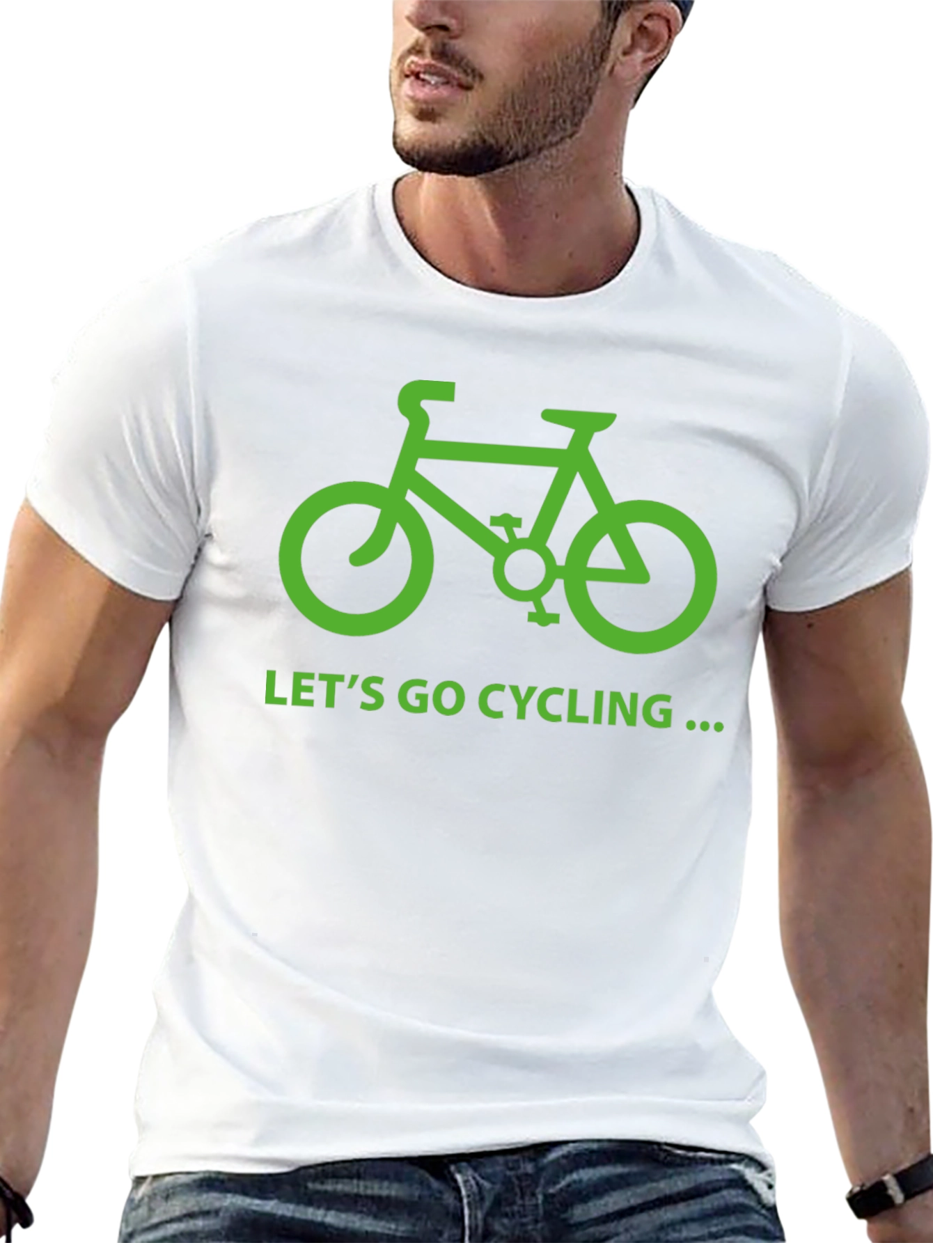 Lets Go Cycling Graphic Tee