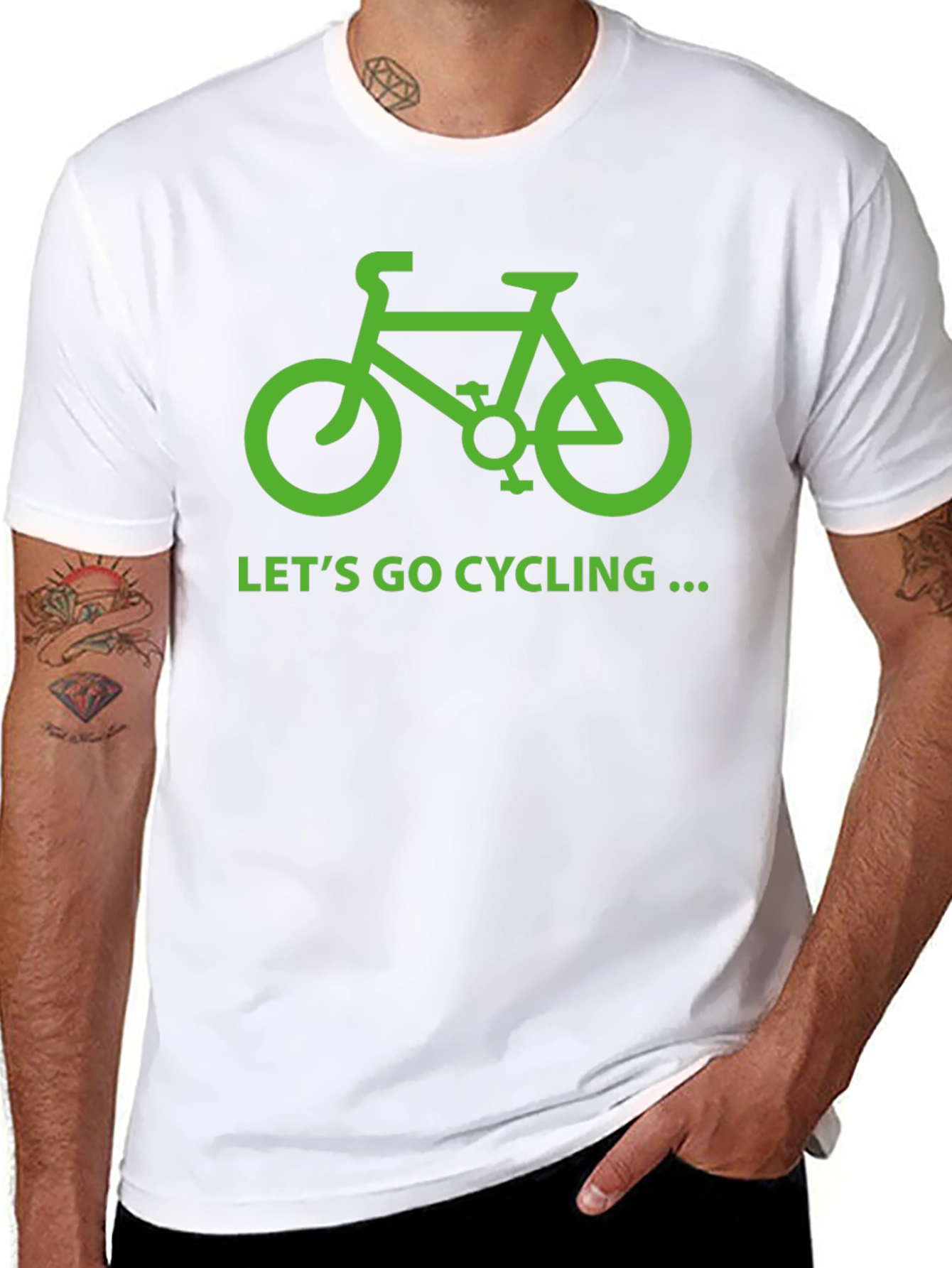 Lets Go Cycling Graphic Tee