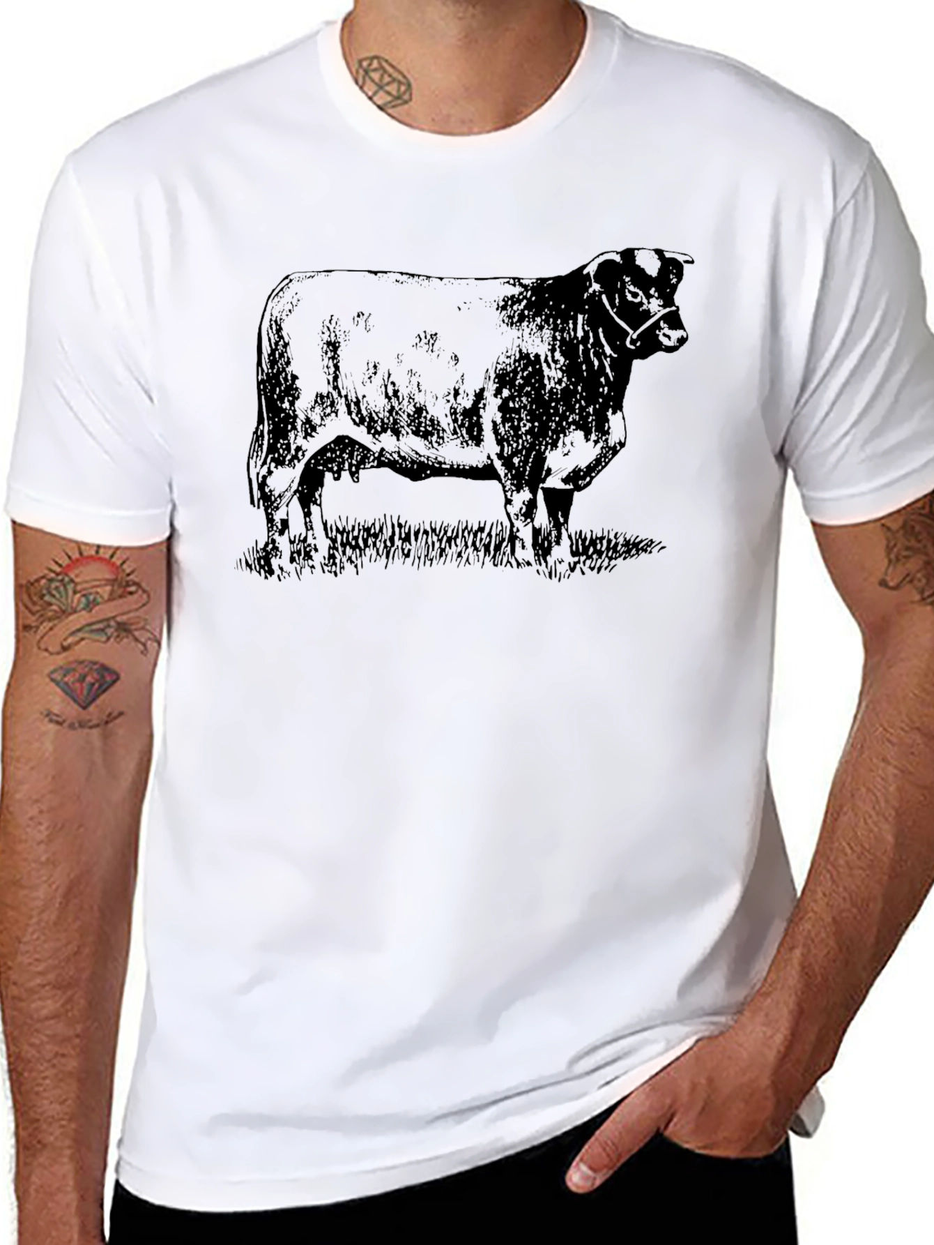 Black Angus Bull Graphic Tee