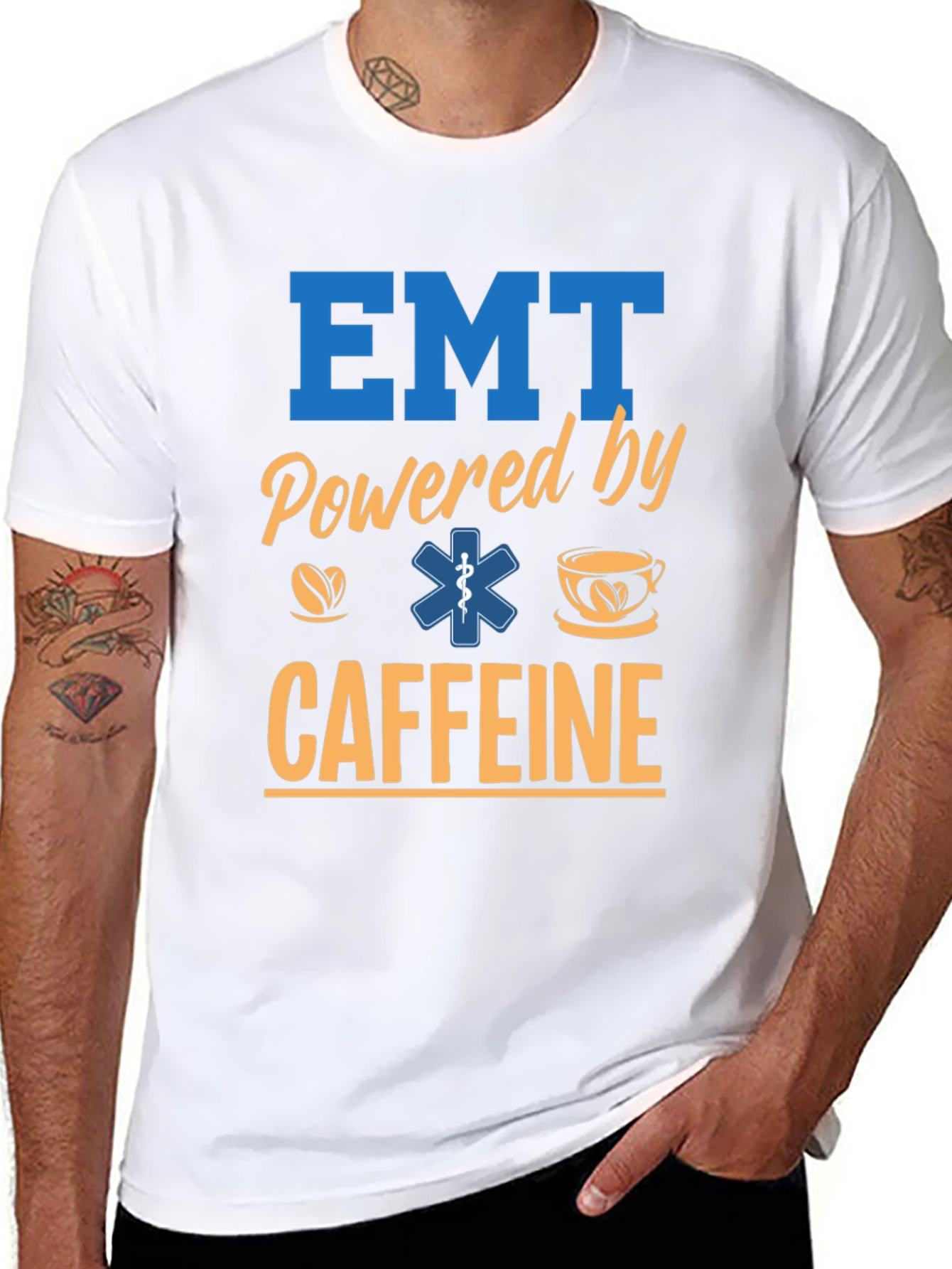 EMT Powered by Caffeine T-Shirt