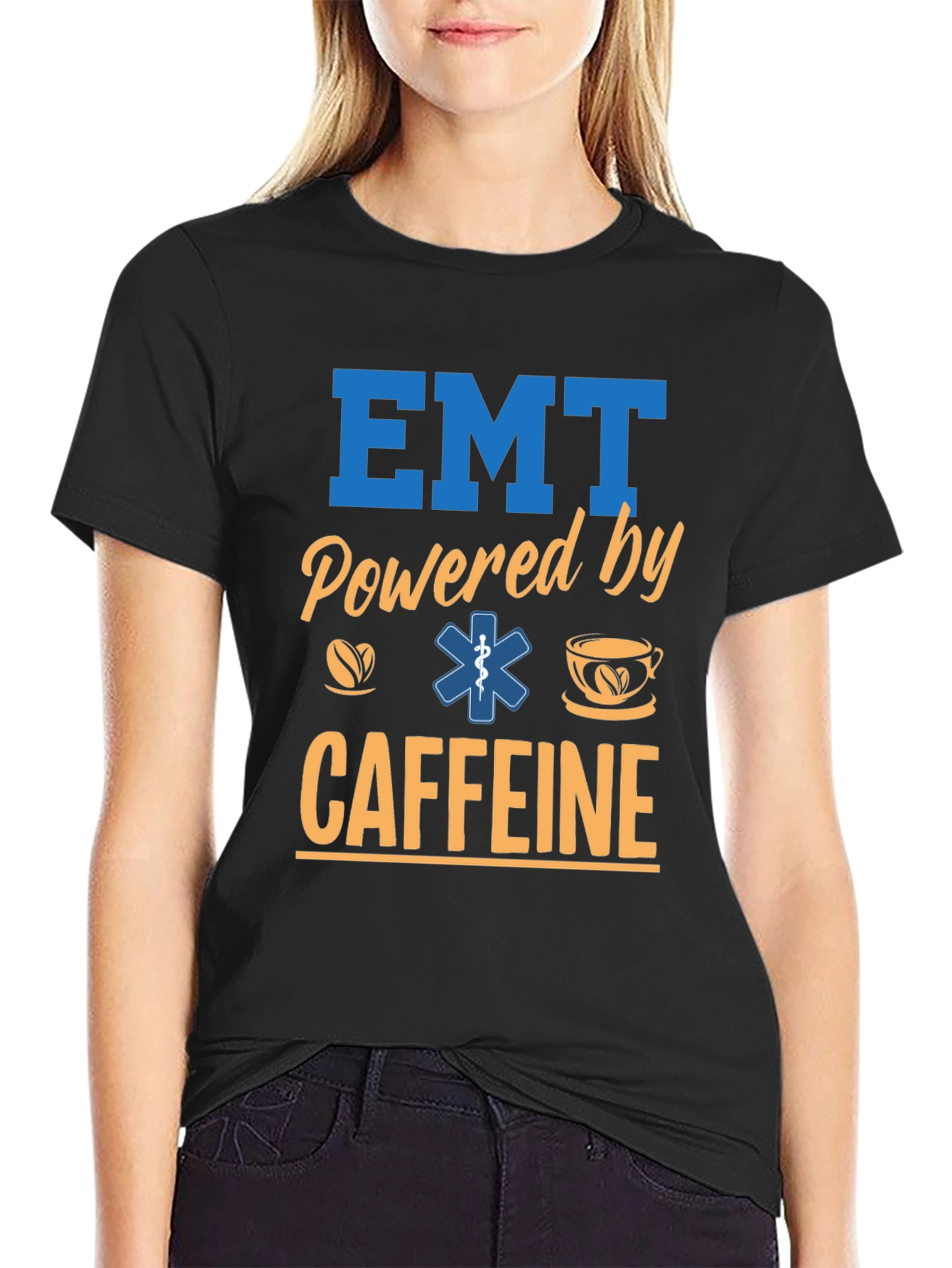 EMT Powered by Caffeine T-Shirt