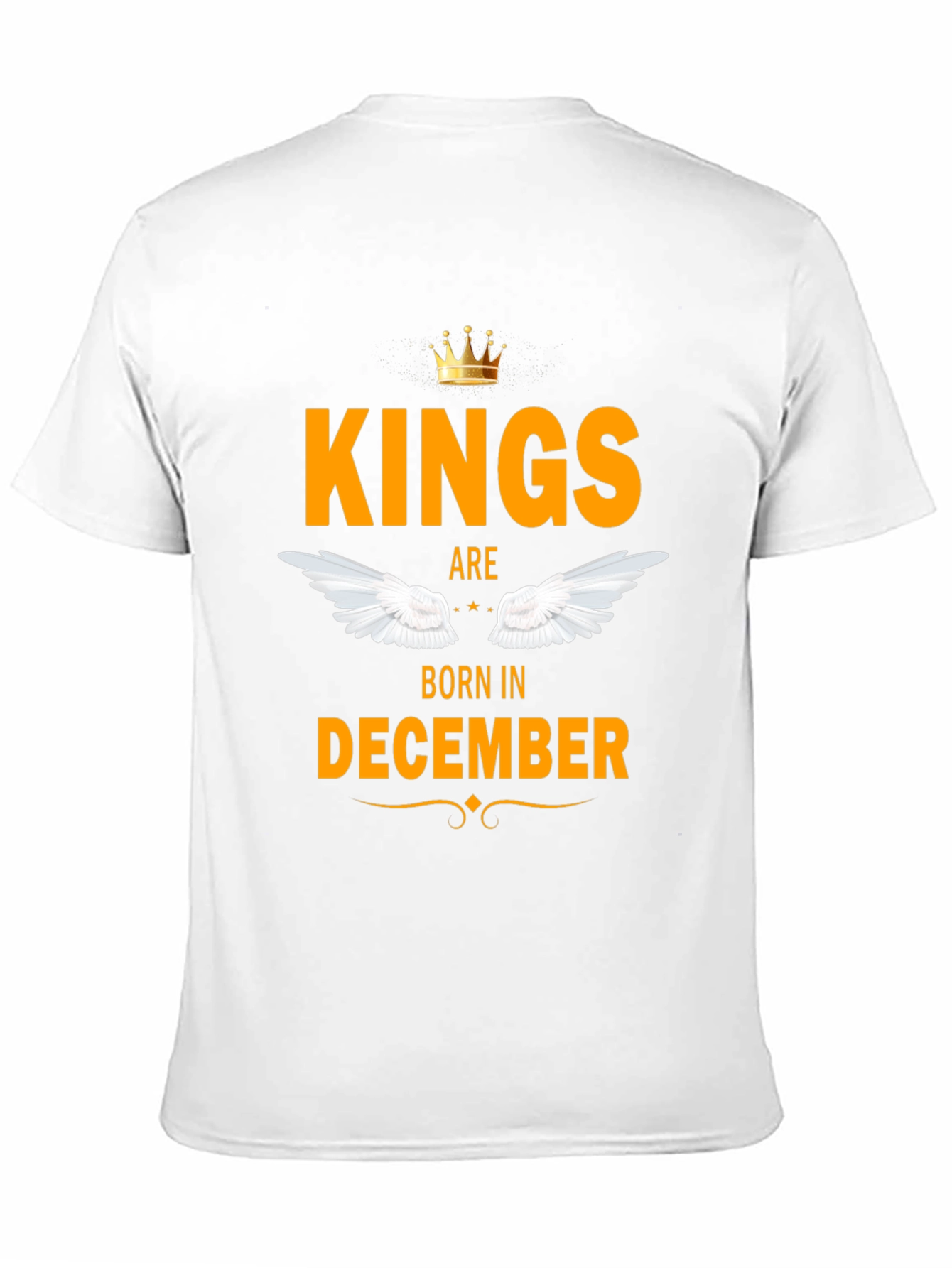 Kings Born in December Black T-Shirt