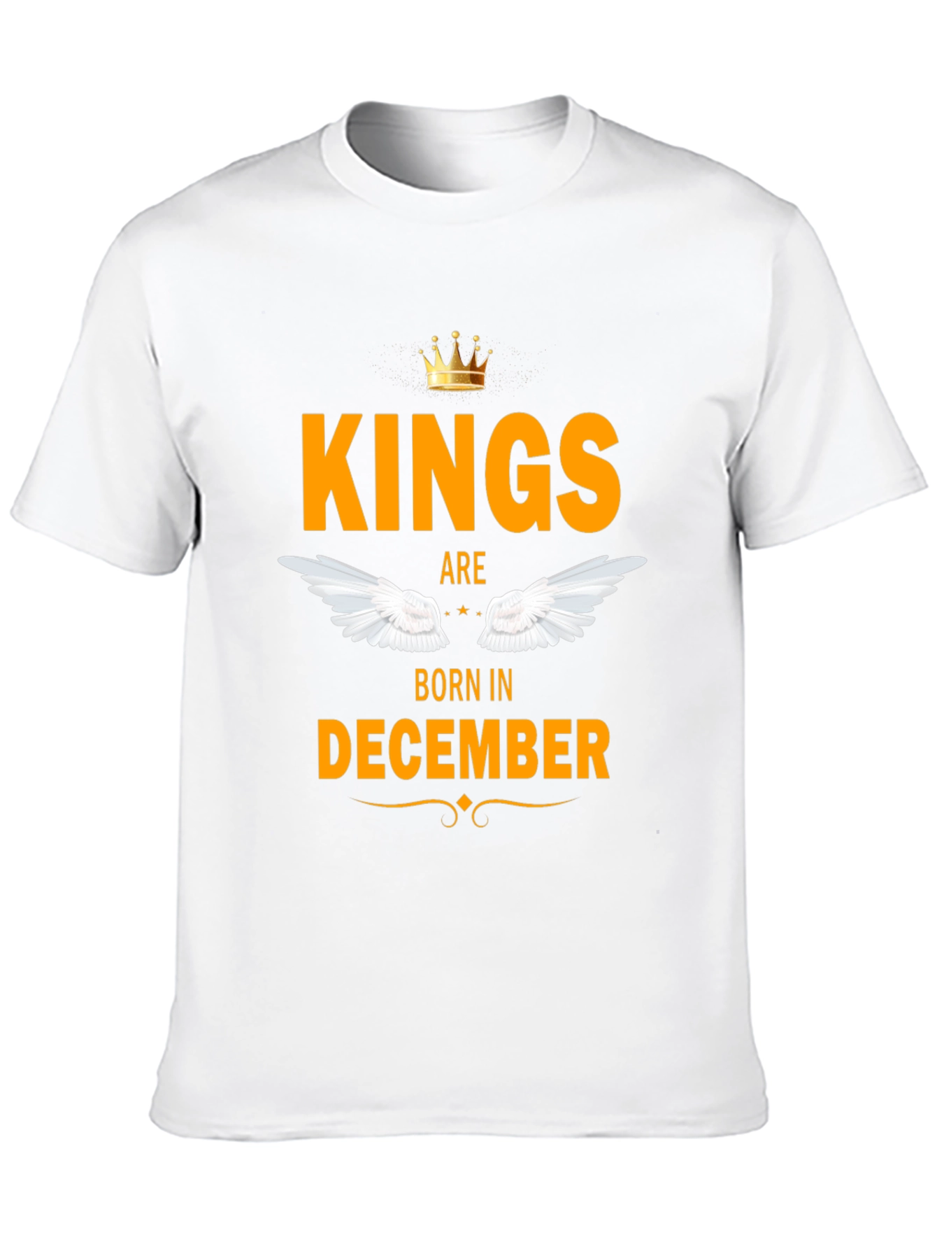 Kings Born in December Black T-Shirt