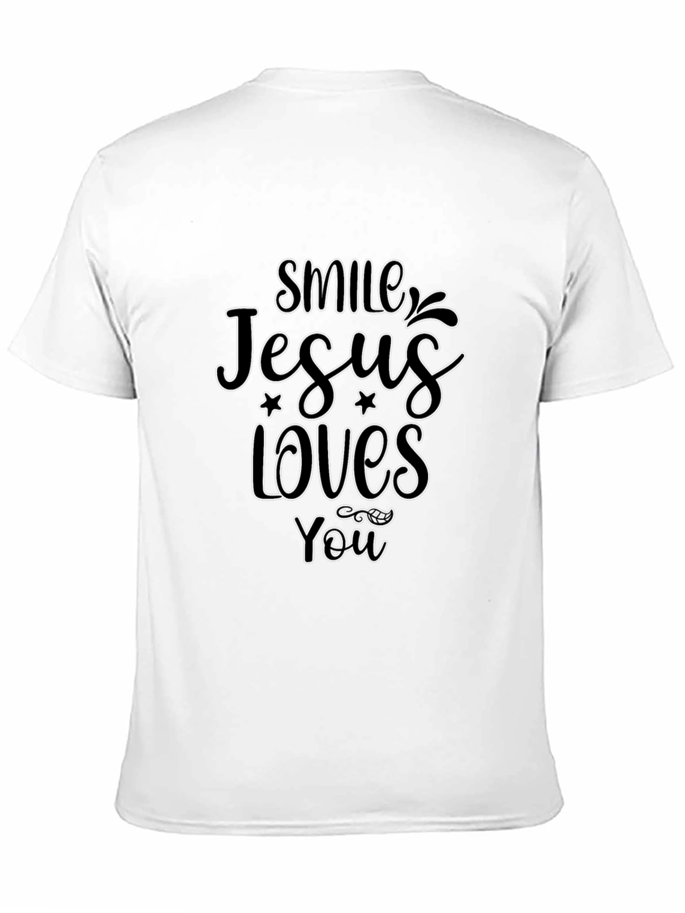 Smile Jesus Loves You Graphic T-Shirt