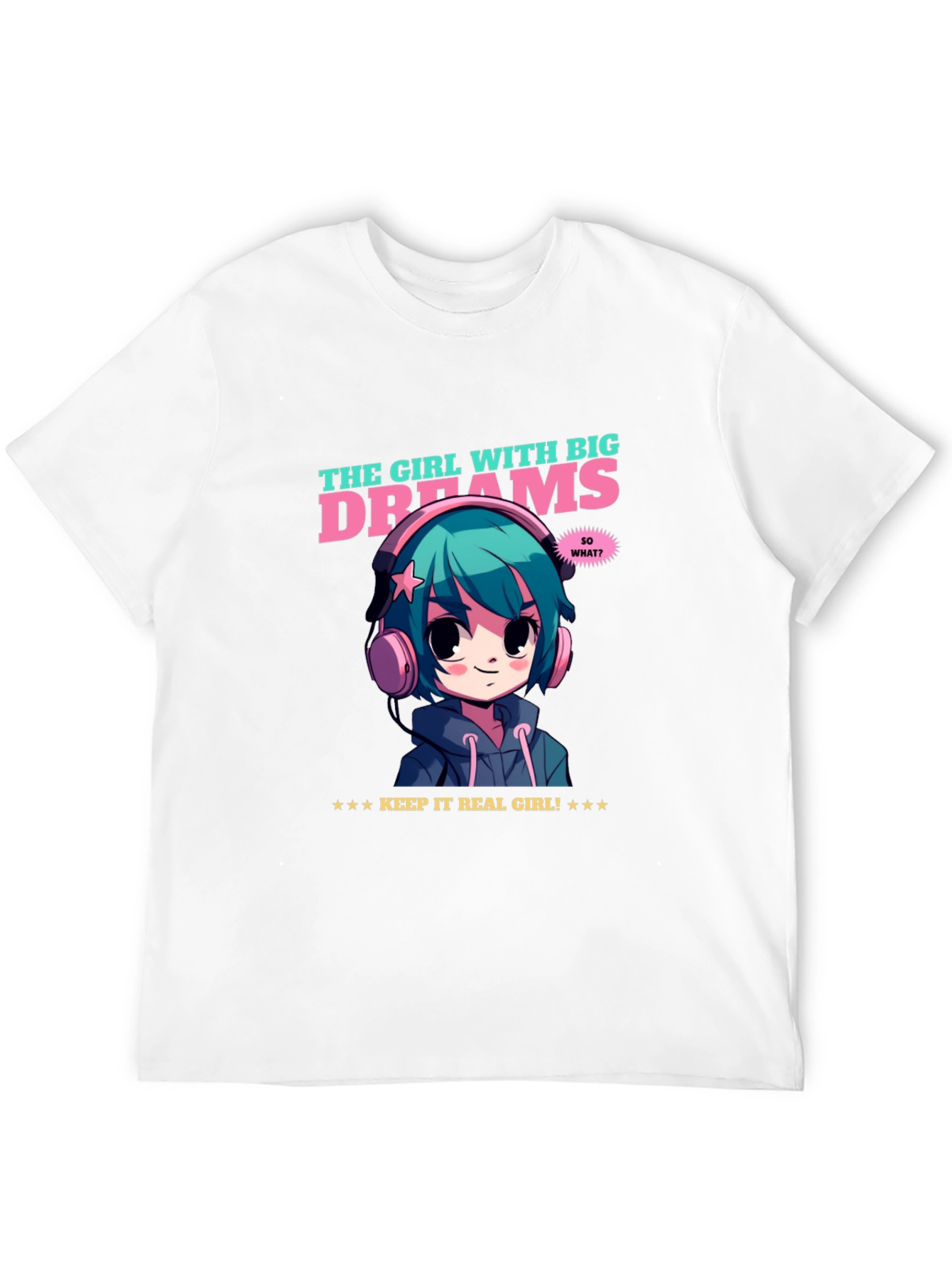 Girl with Big Dreams Graphic T-Shirt