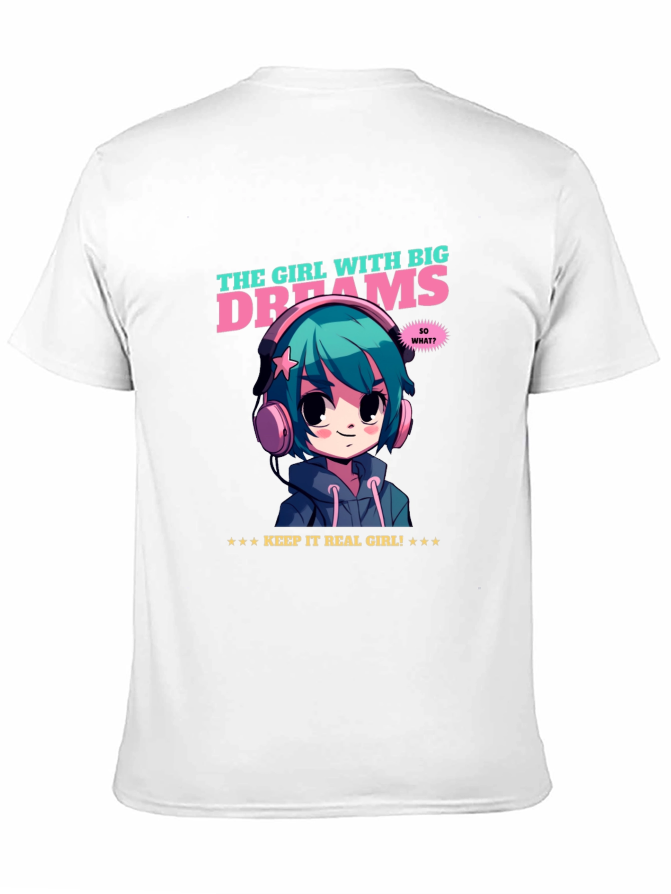 Girl with Big Dreams Graphic T-Shirt