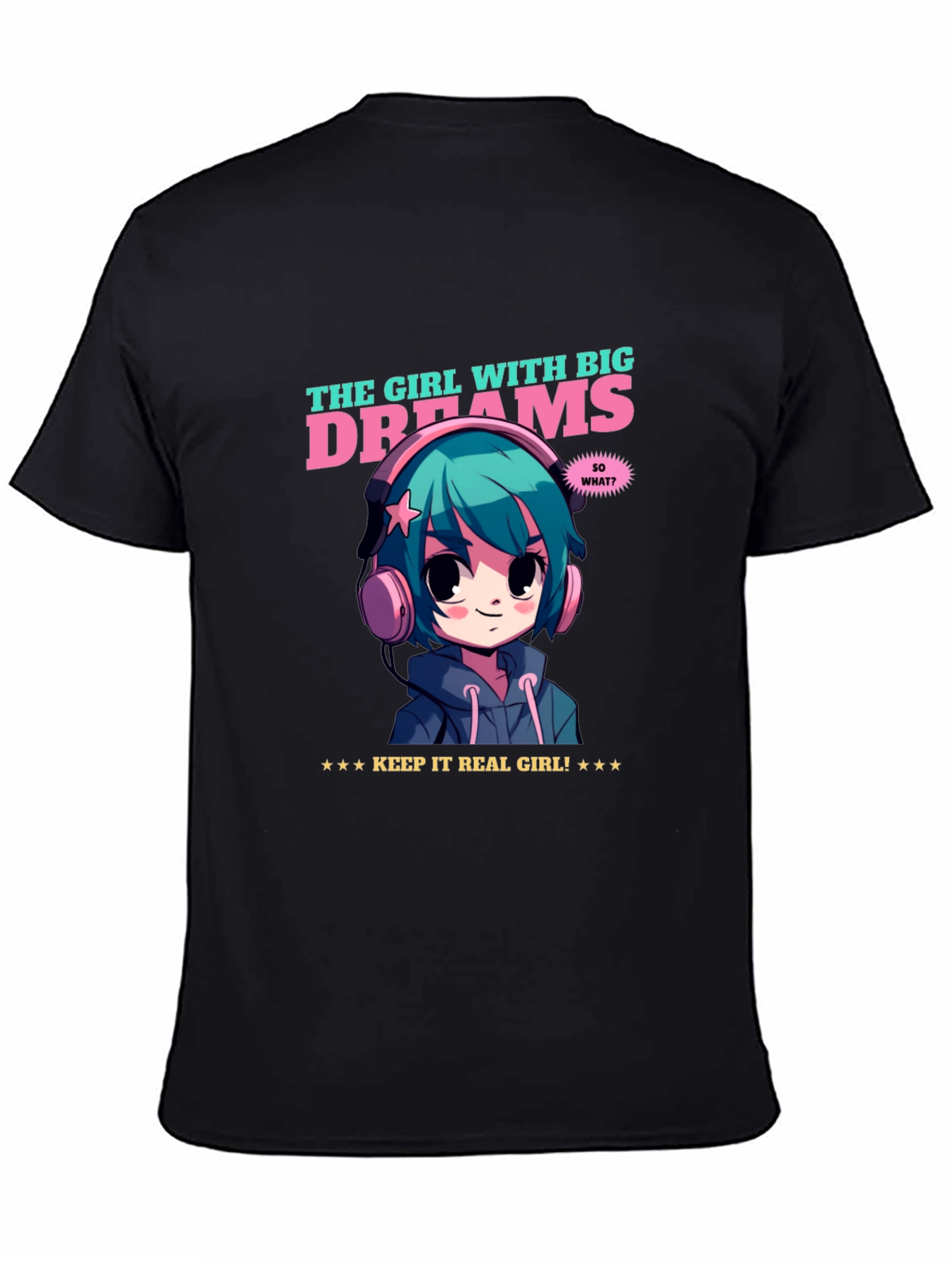 Girl with Big Dreams Graphic T-Shirt
