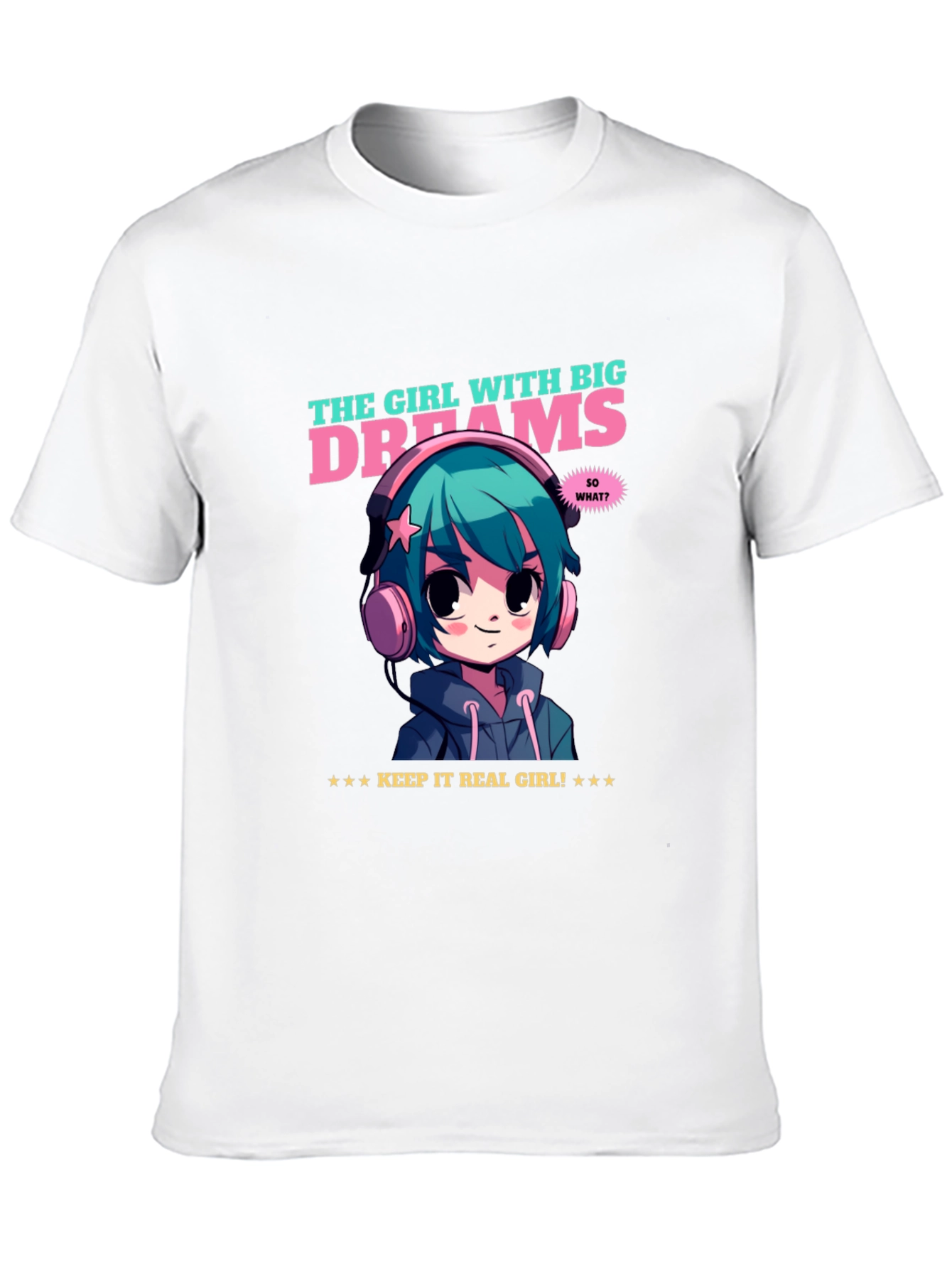 Girl with Big Dreams Graphic T-Shirt