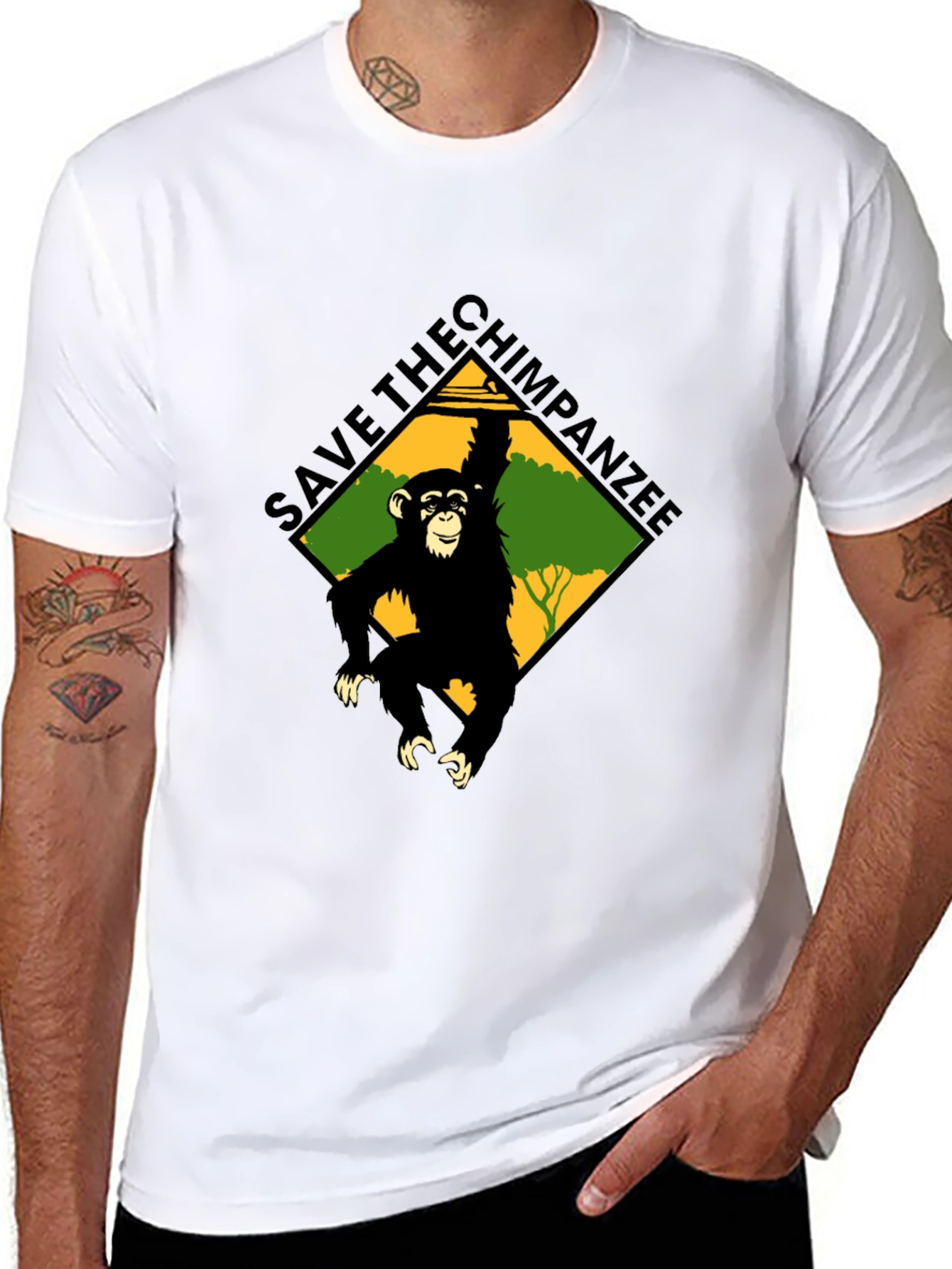 Save the Chimpanzee Graphic Tee