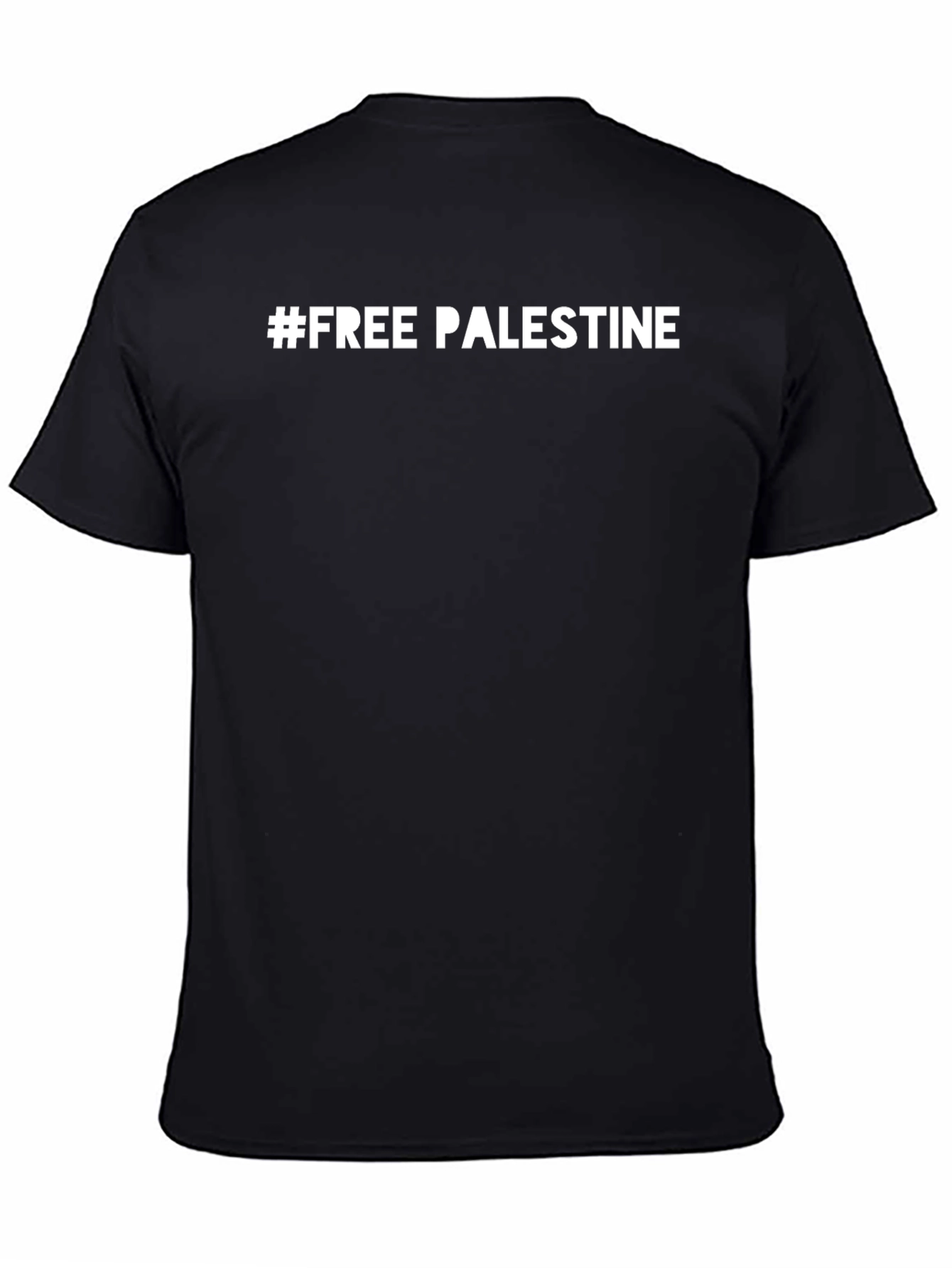 Free Palestine T-Shirt - Black Activist Tee