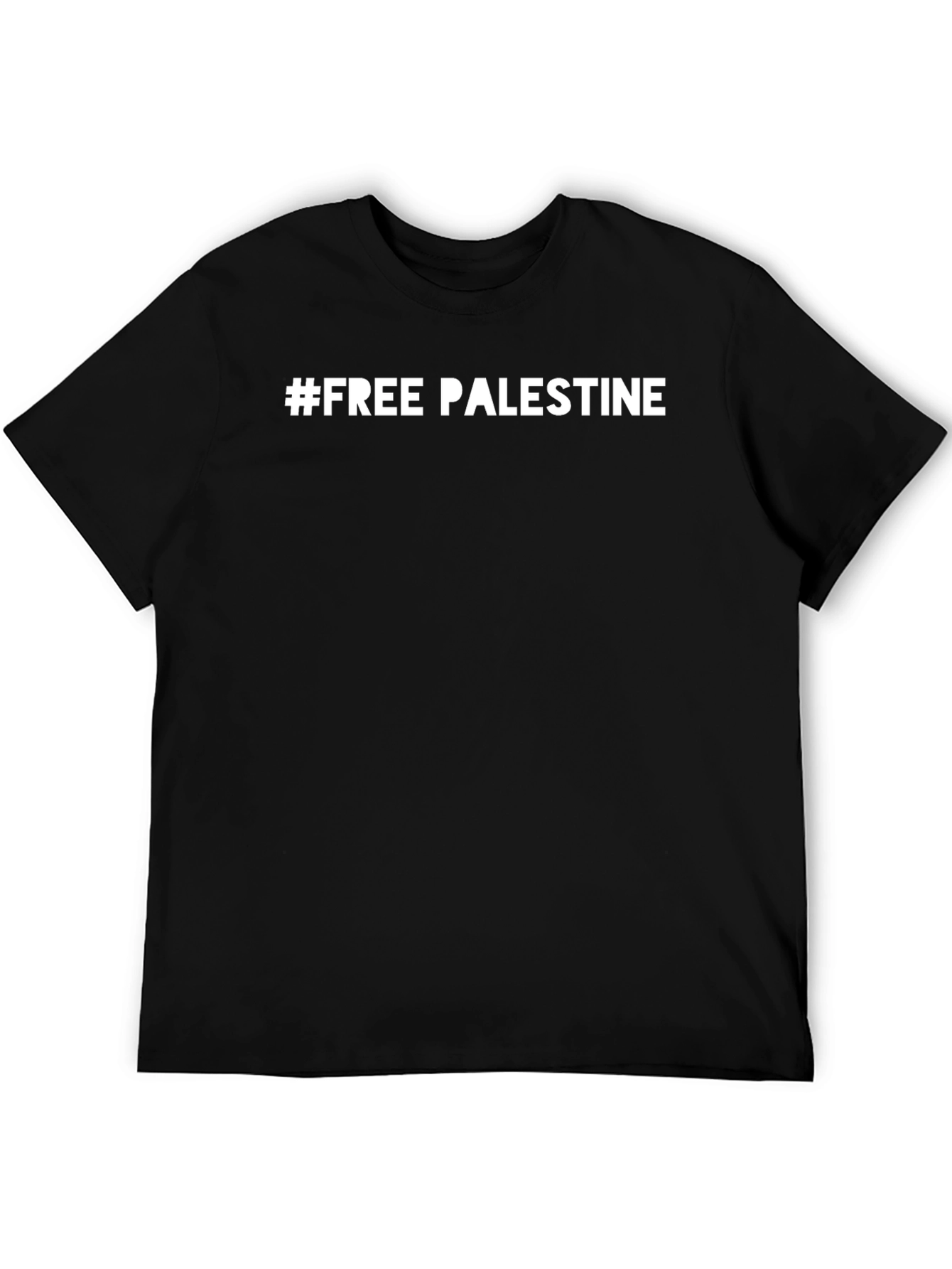 Free Palestine T-Shirt - Black Activist Tee